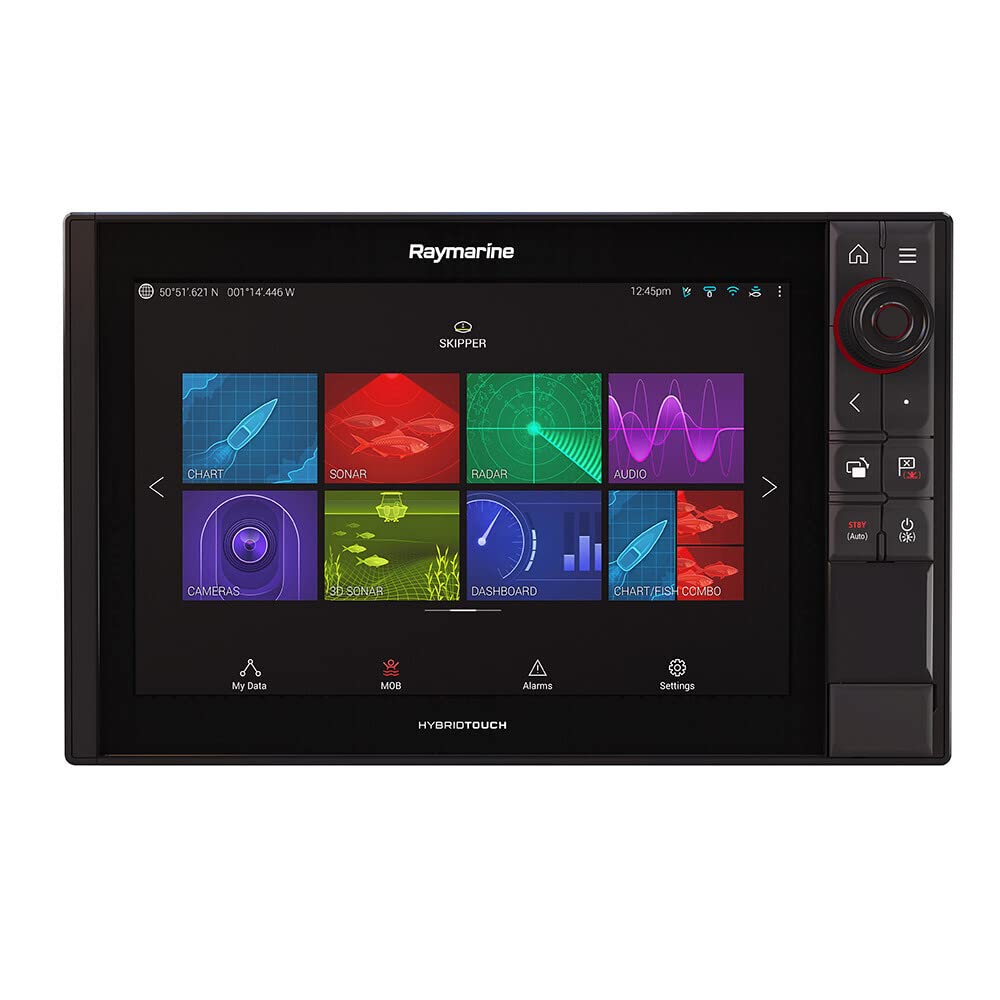 Axiom Pro 12 S Marine GPS Chartplotter with Navionics North America Maps - Perfect for Boating, Fishing & Navigation