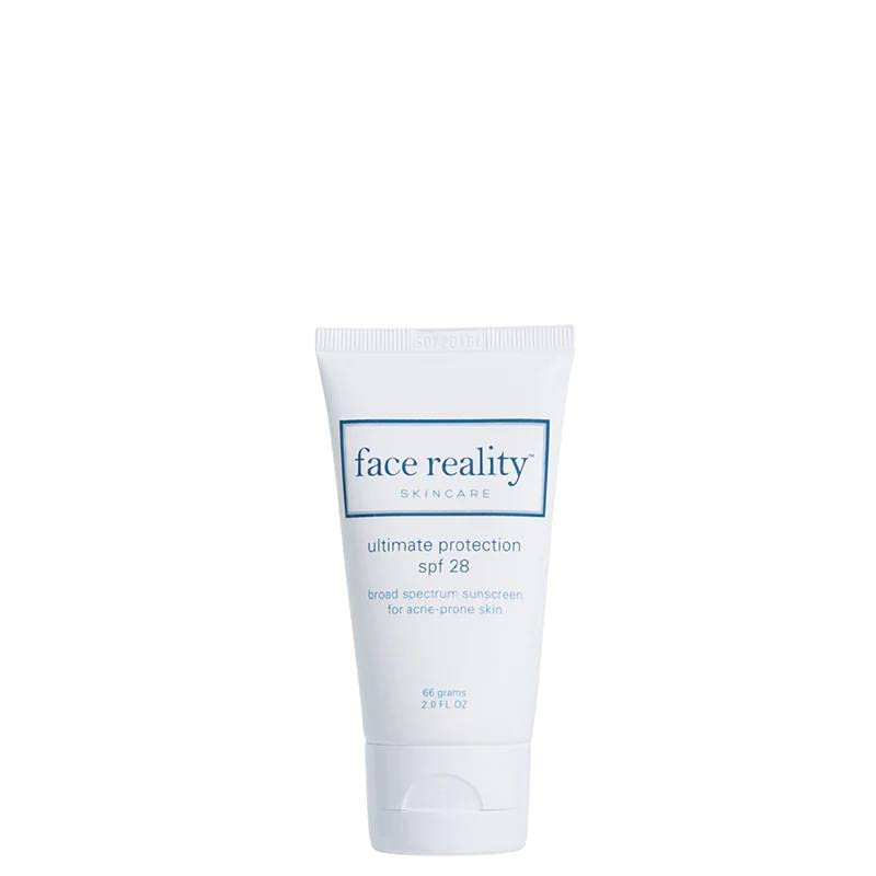 FACE REALITY SKINCARE Ultimate Protection SPF28 Moisturizer - Daily Sunscreen for Face, Oil-Free & Non-Greasy Formula - Perfect for Outdoor Activities & Daily Wear