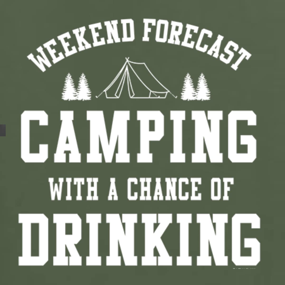 Premium Tri-Blend T-Shirt for Men - Comfortable Camping & Outdoor Drinking Apparel - Perfect for Hiking, Backpacking and Casual Wear