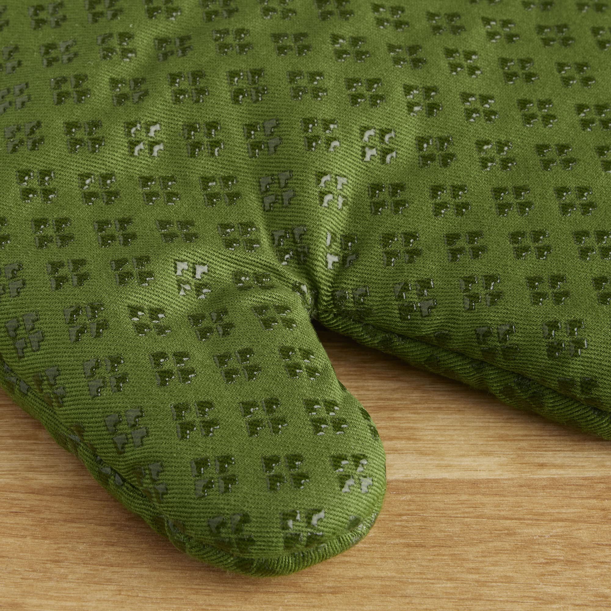 **KitchenAid Asteroid Oven Mitt Set - Heat Resistant, Matcha Green, 7