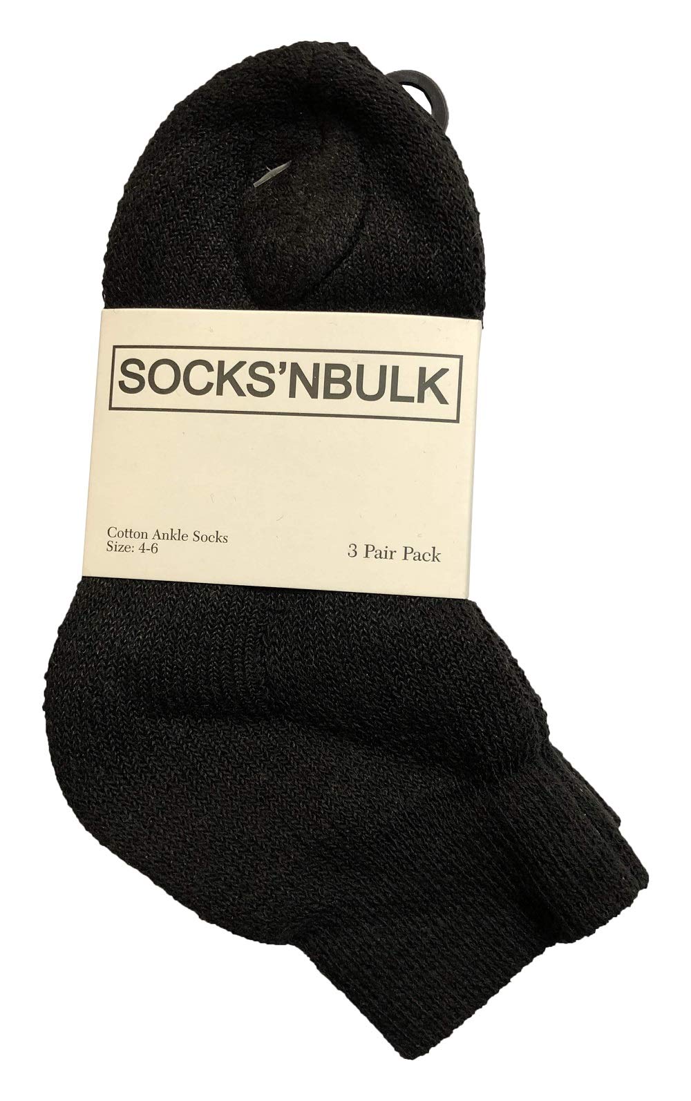 Yacht & Smith Kids Ankle Athletic Sports Socks - Bulk Pack Wholesale (12 Pairs) - Breathable Cotton Crew Socks for Boys & Girls - Perfect for Running, Soccer, Basketball & School Activities