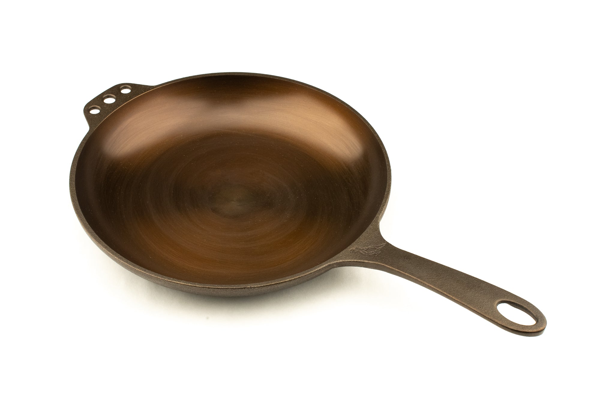 Premium Smithey No. 10 Cast Iron Chef Skillet - 12 Inch Heavy Duty Cookware for Professional & Home Kitchen - Perfect for Searing, Frying, Baking & Camping Cooking