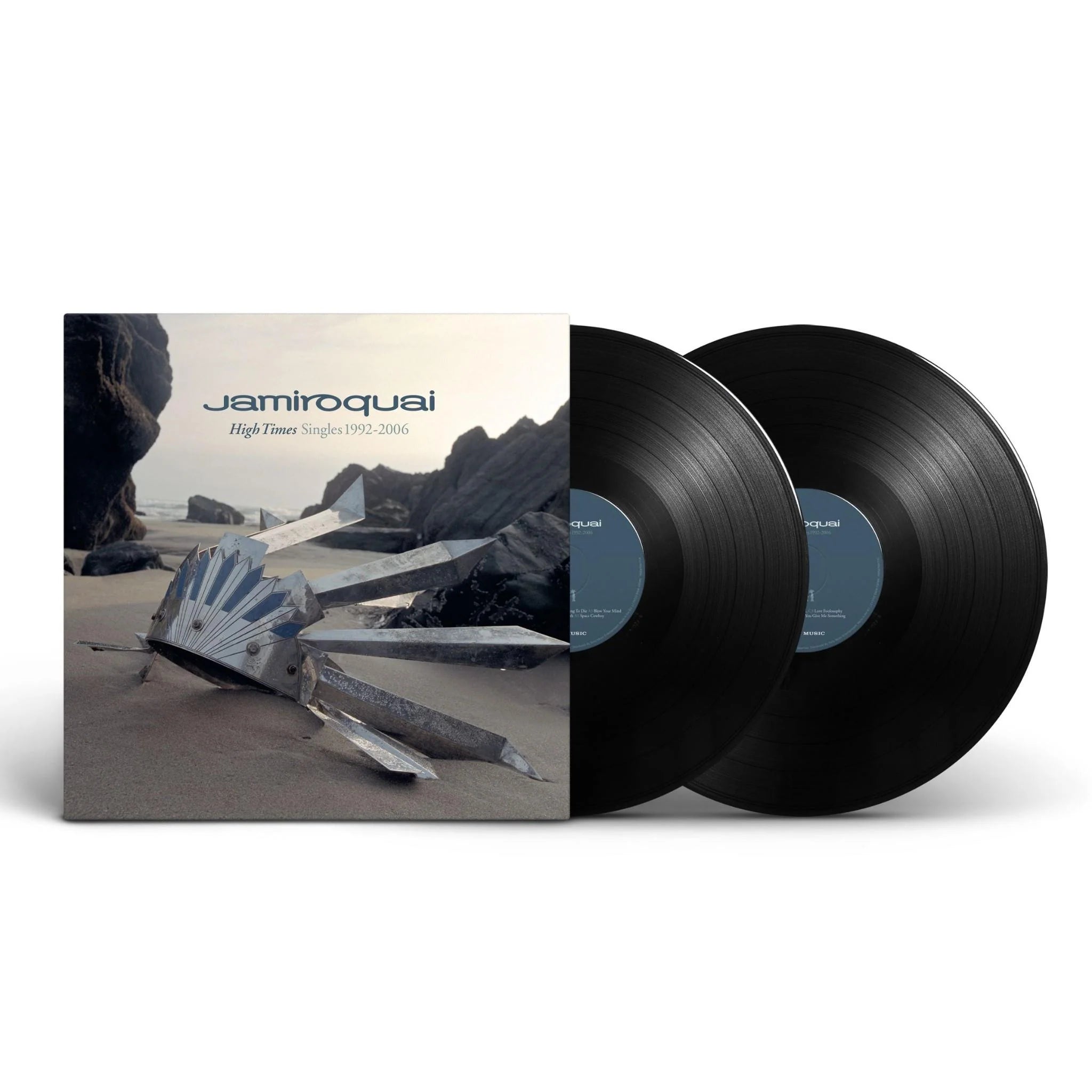 Jamiroquai High Times: The Singles 92-06 Double Vinyl LP Record | Classic Funk & Acid Jazz Music Collection | Perfect for Vinyl Collectors & Music Enthusiasts
