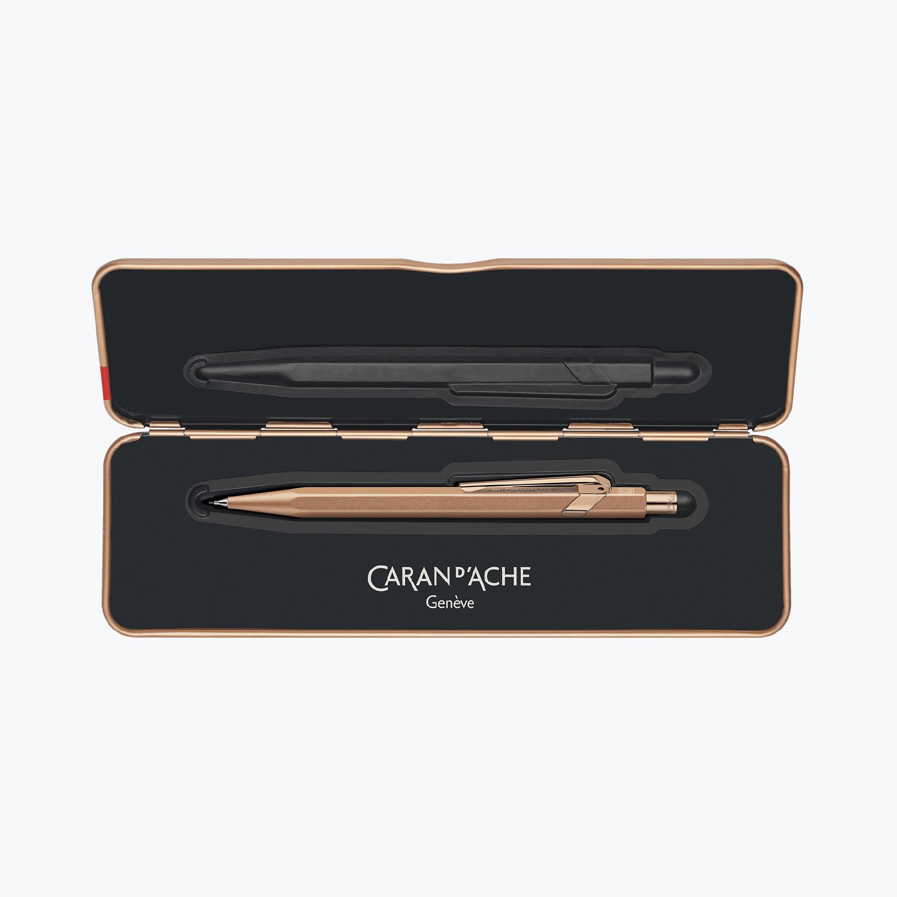 Caran d'Ache 849 Brut Rose Mechanical Pencil - Premium Metal Drafting Pencil for Writing, Drawing & Sketching - Perfect for Artists, Architects & Students