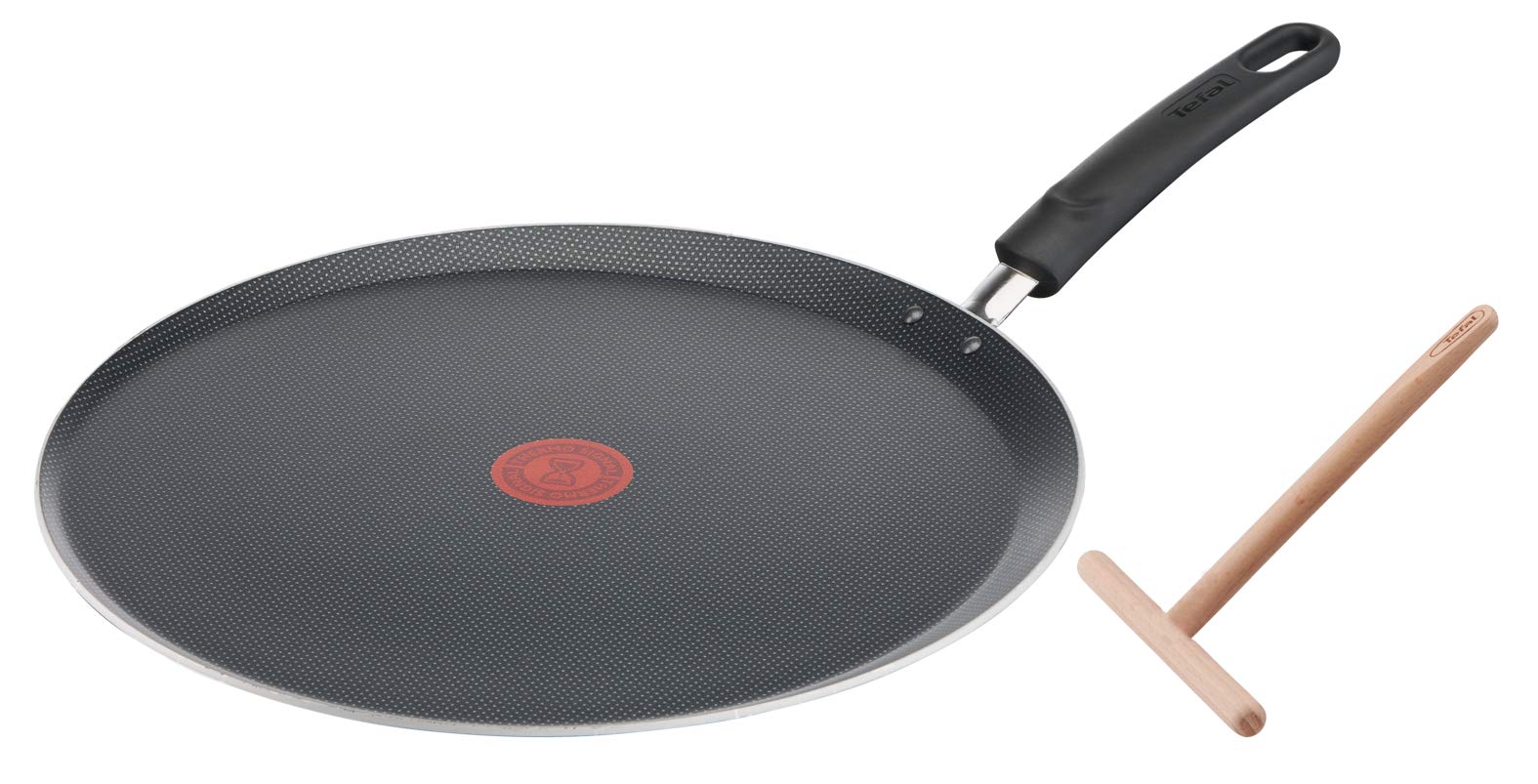 Tefal Easy Cook and Clean 34cm Nonstick Crepe Pan with Pebble Dispenser - Perfect for Breakfast, Desserts & French Cuisine