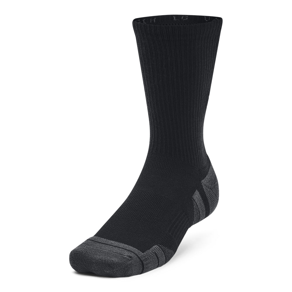 Men's Under Armour Performance Tech Crew Socks 3-Pack - Moisture-Wicking Athletic Socks for Running, Gym & Sports