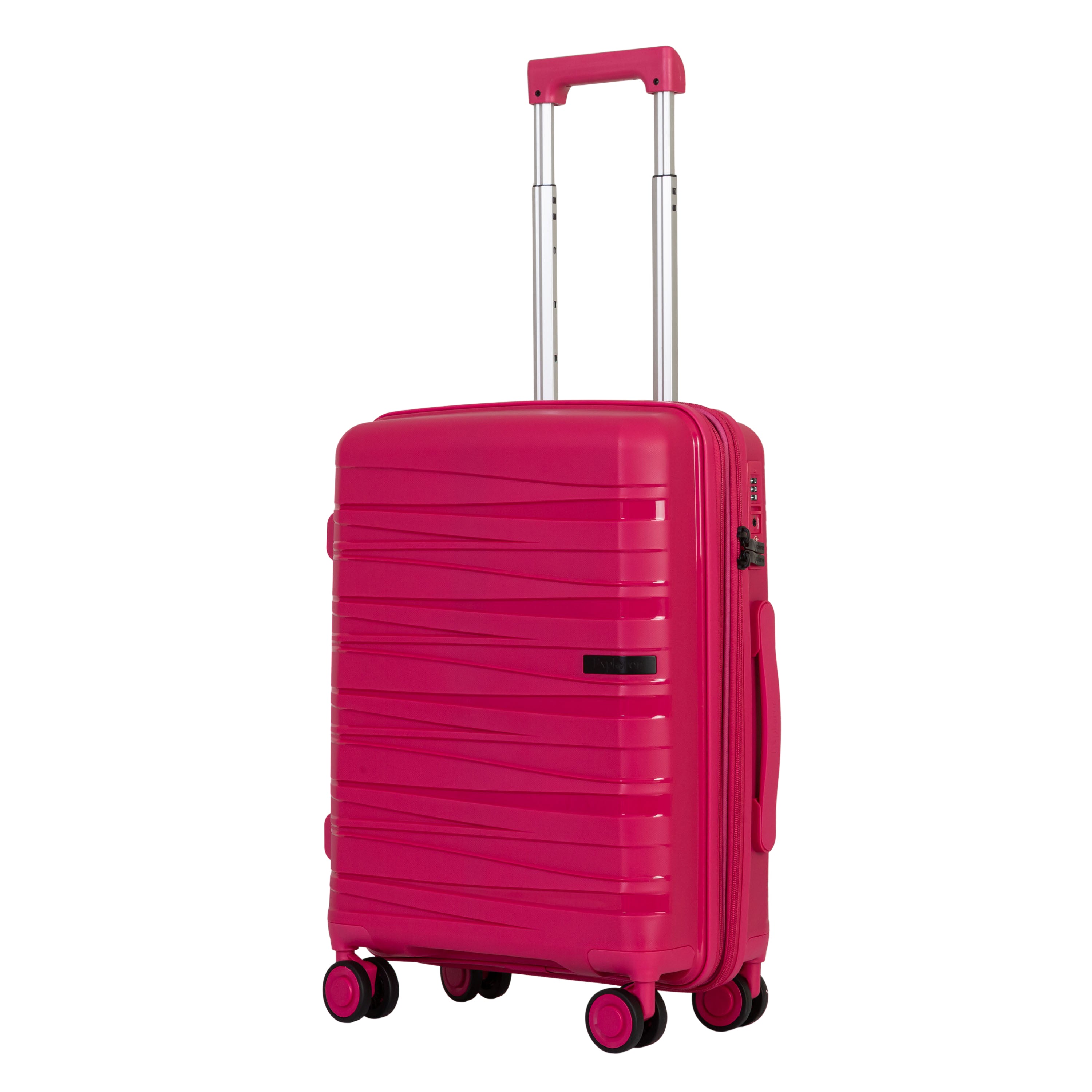 Explorer Breeze Anti-Theft Expandable Carry-On Luggage - Lightweight Travel Suitcase for Airplane, Business Trips & Weekend Getaways