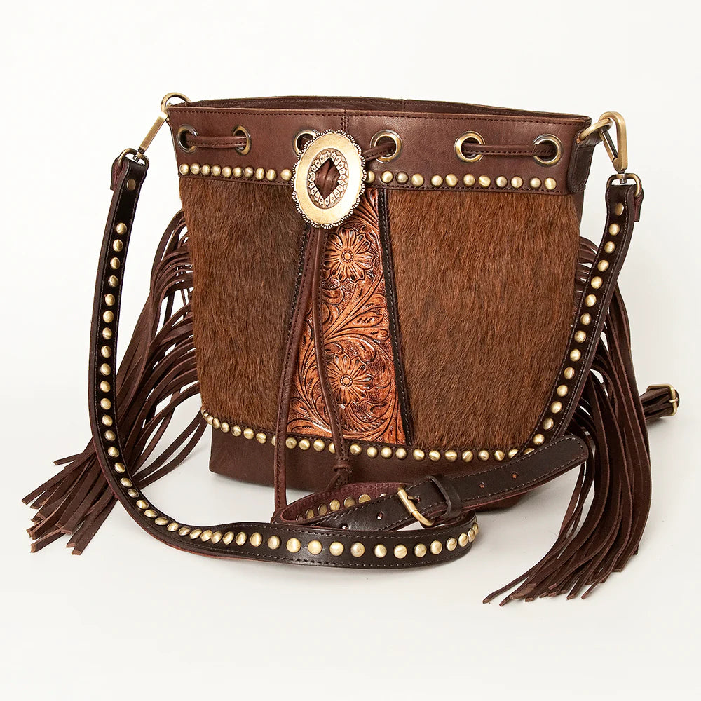 American Darling Conceal Carry Brown Backpack & Purse for Women - Stylish CCW Handbag with Hidden Gun Pocket - Perfect for Travel, Hiking, and Everyday Use