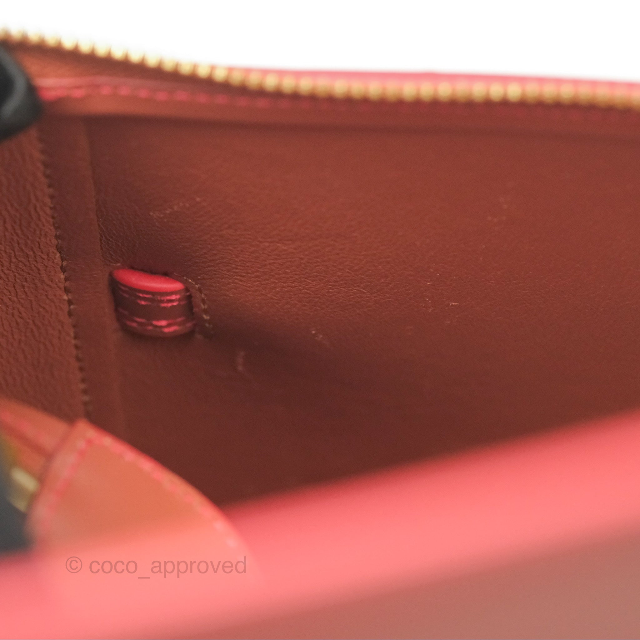 Celine Micro Belt Bag in Terracotta | Smooth Leather with Gold Hardware | Perfect for Work, Travel & Everyday Use