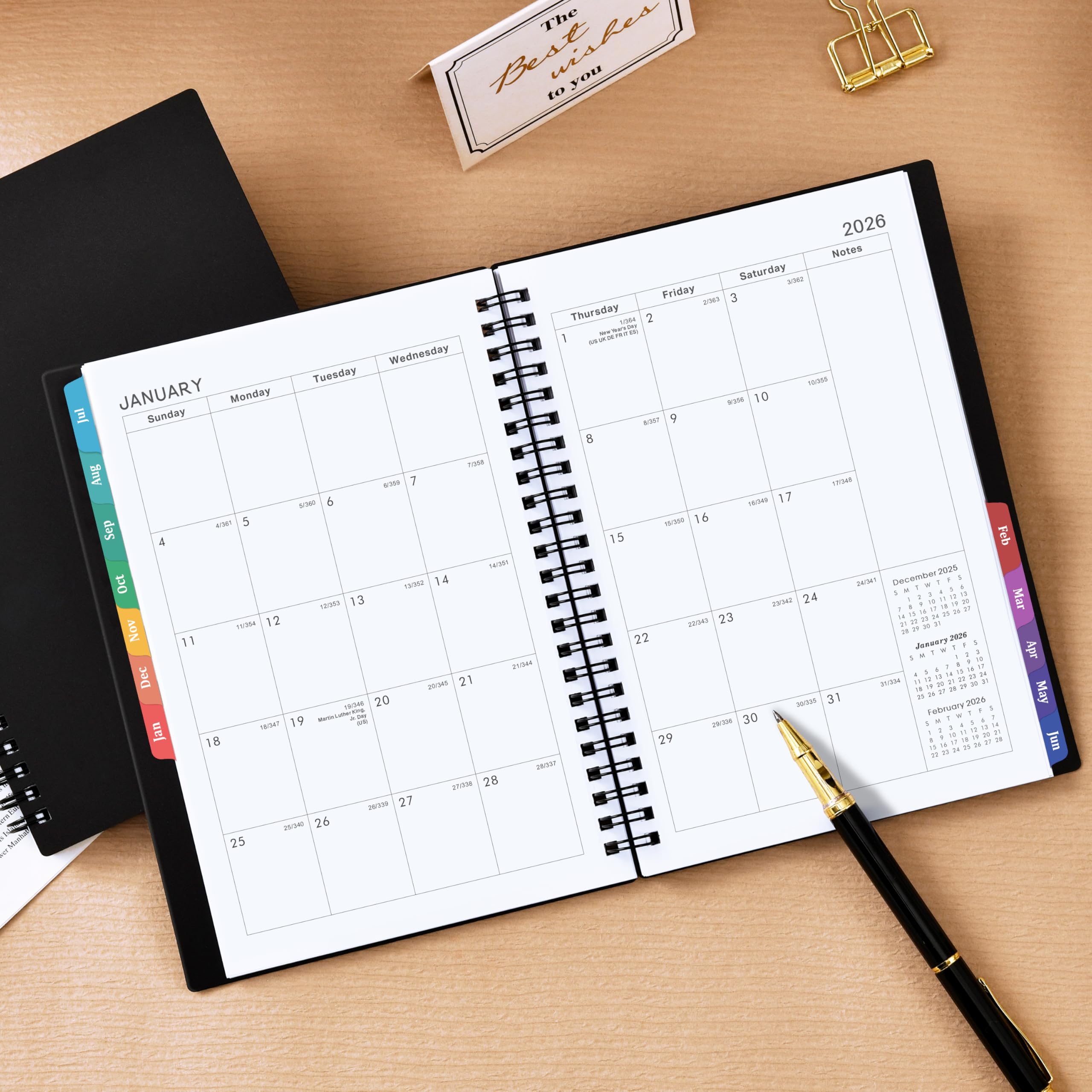 2025-2026 Academic Planner | July 2025-June 2026 Weekly & Monthly Planner | 6.3