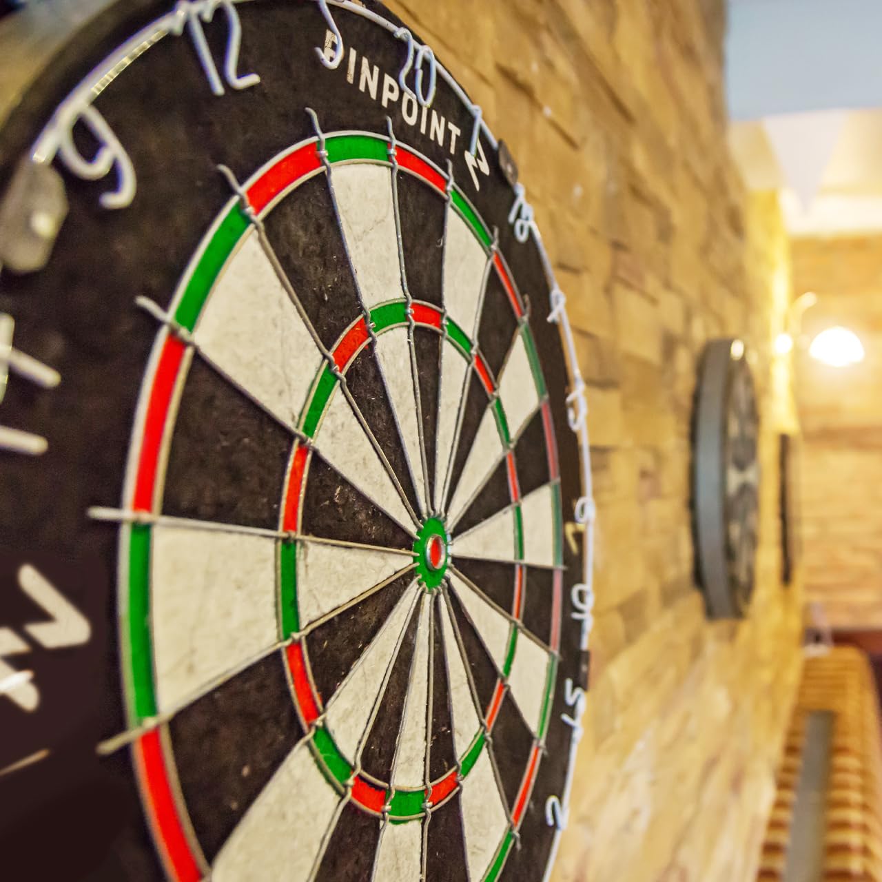Pinpoint Classic Tour Beginner Dartboard Set - Professional Training Dart Board for Adults & Kids | Bar Games, Game Room Accessories | Includes Dartboard Surround or Stand | Perfect for Home, Office, Pub Entertainment