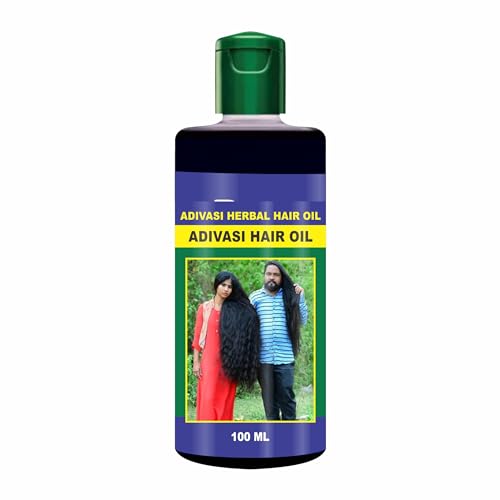 Adivasi Hair Oil for Hair Growth & Fall Control - 100ml with Applicator Bottle | Nourishing & Strengthening Treatment for Men & Women | Promotes Healthy Hair for Daily Use & Scalp Care