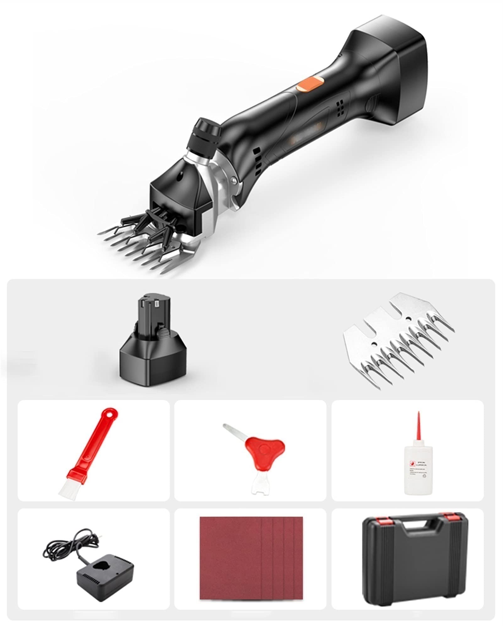 Professional Electric Sheep Shears - Heavy Duty Wool Shearing Machine for Sheep, Goats & Livestock - Perfect for Farm, Ranch & DIY Wool Processing