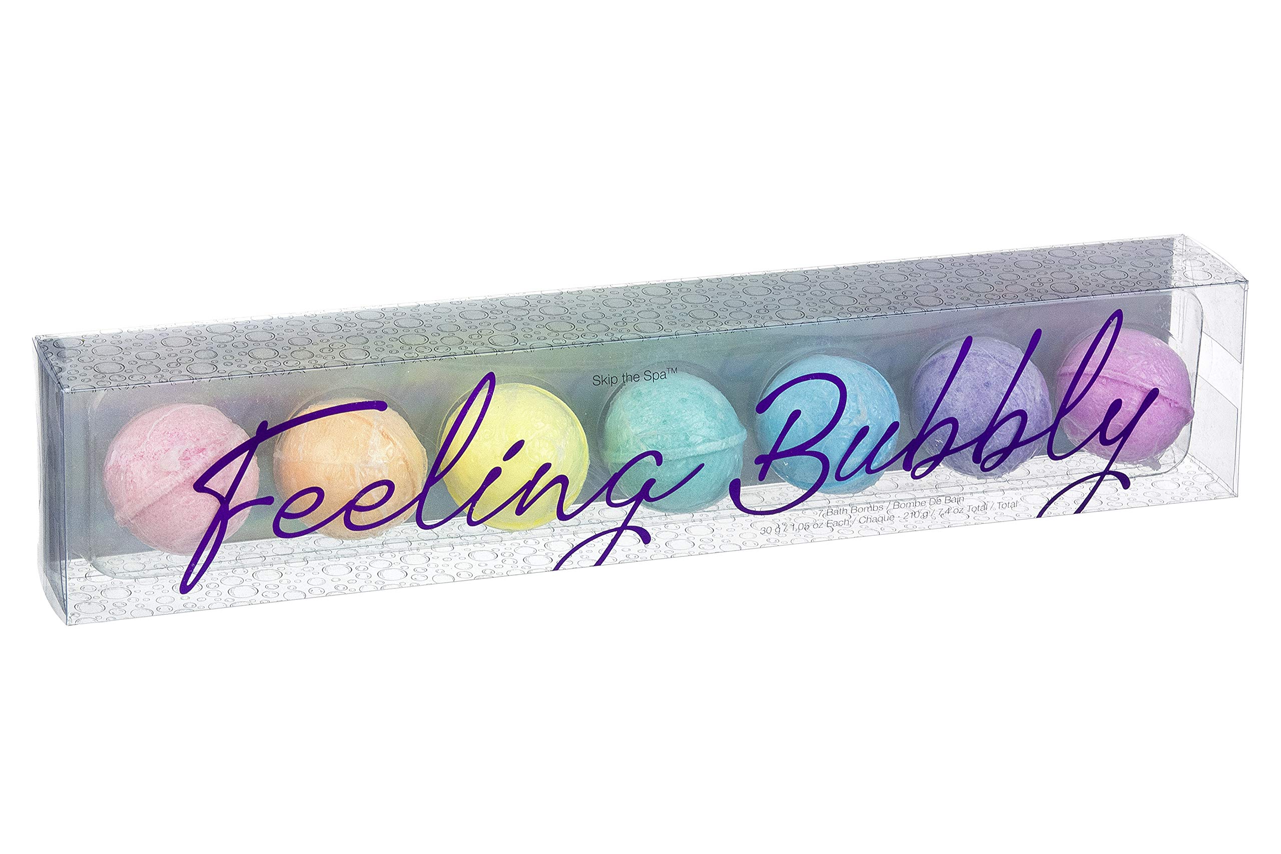 Luxury Bath Bombs Gift Set of 7 - Organic & Fizzy for Relaxation | Perfect for Spa Night, Self-Care, Birthday Gifts & Stress Relief
