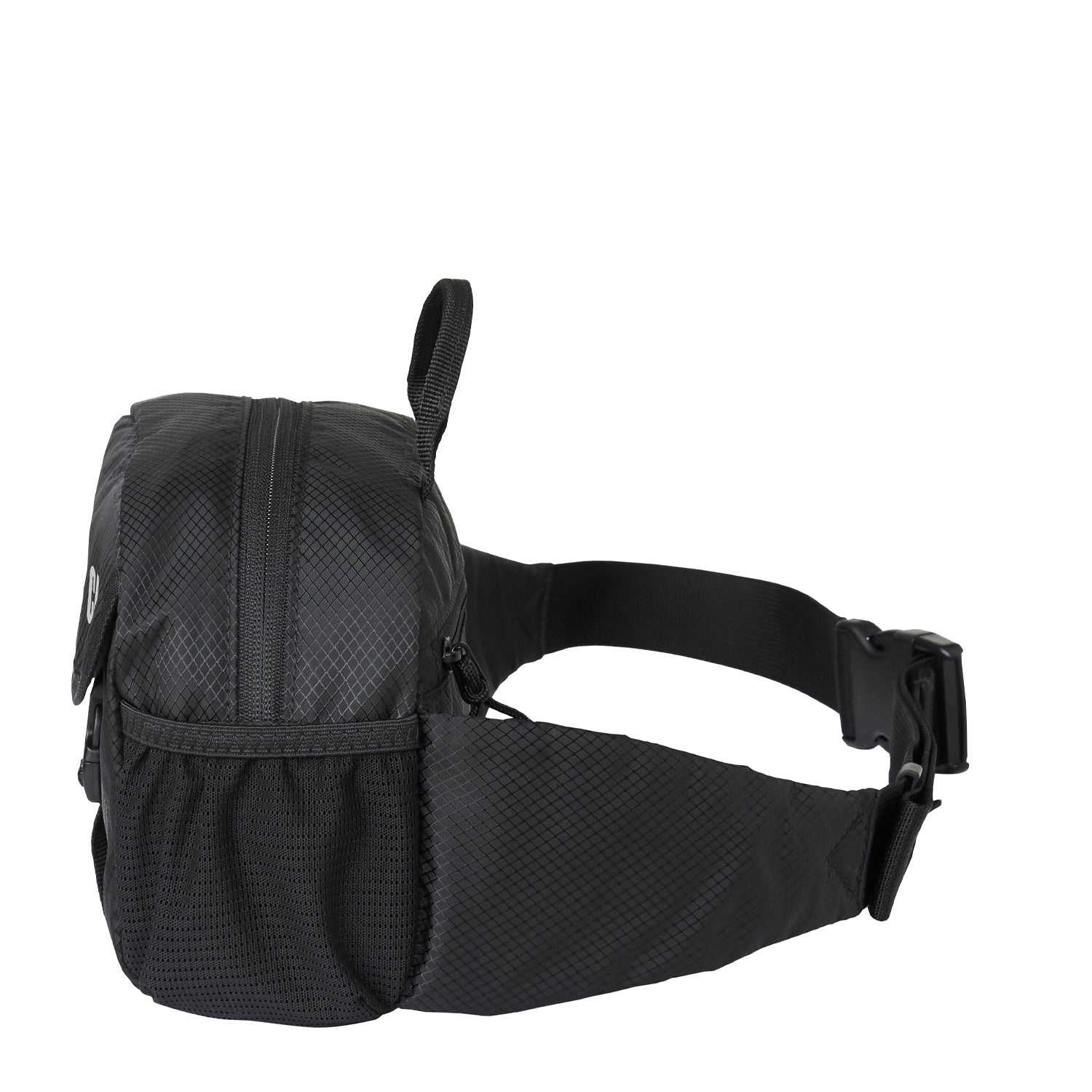 CAT FUJI Waist Bumbag - Black | Durable Crossbody Fanny Pack for Hiking, Travel & Outdoor Adventures