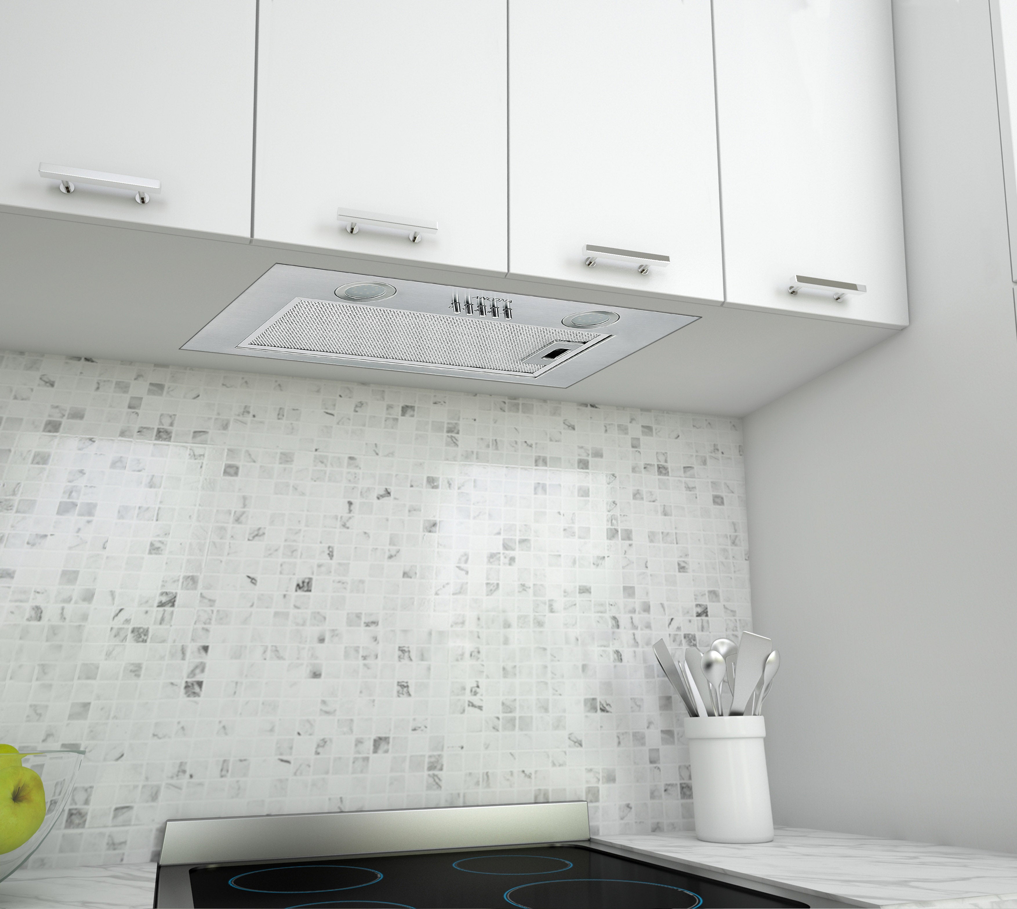 20 in. B24A Stainless Steel Built-In Range Hood - Powerful Kitchen Ventilation for Smoke & Odor Removal