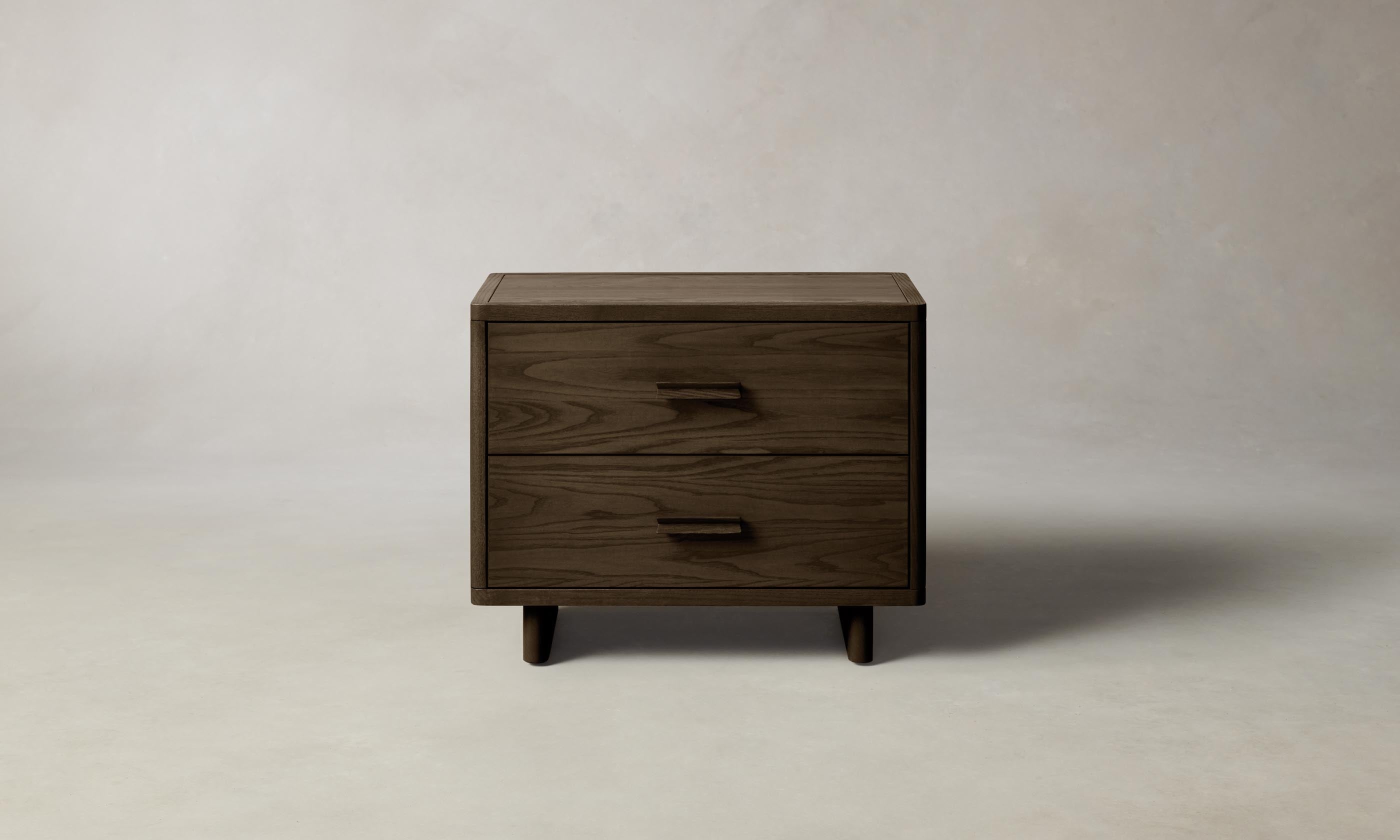 Clinton 2 Drawer Nightstand - Modern Bedside Table with Storage for Bedroom, Living Room & Office - Perfect for Small Spaces & Apartment Decor