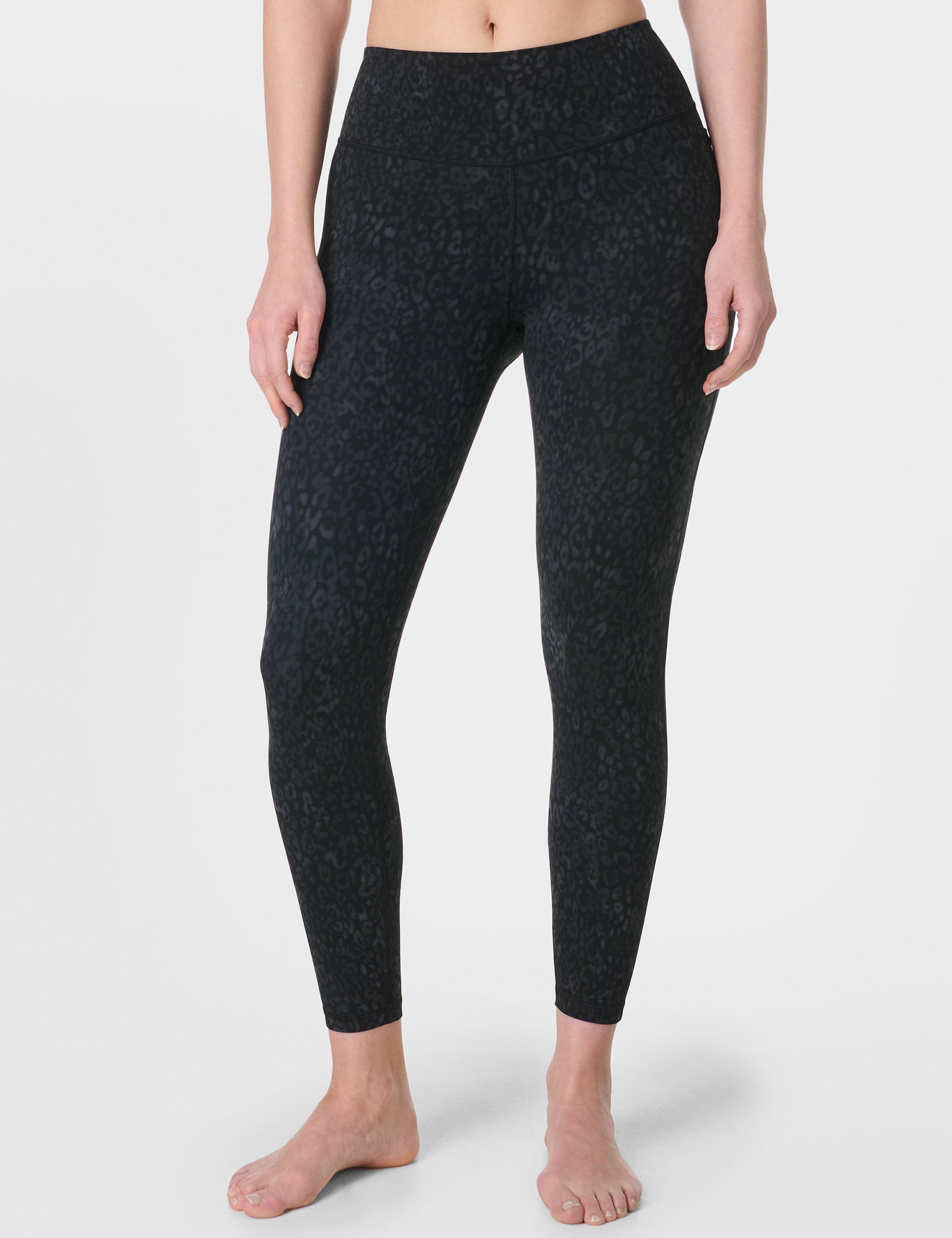 Ultimate Studio 7/8 Leggings - Black Panther Print Yoga Pants for Women | High Waist Workout Tights for Running, Gym & Lounge Wear