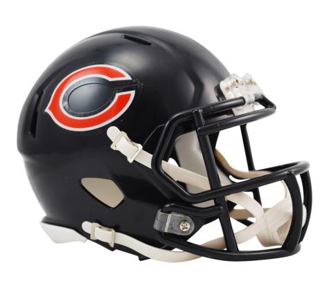 Chicago Bears Speed Mini Helmet - Officially Licensed NFL Collectible - Perfect for Display, Gifts, and Sports Memorabilia Collections