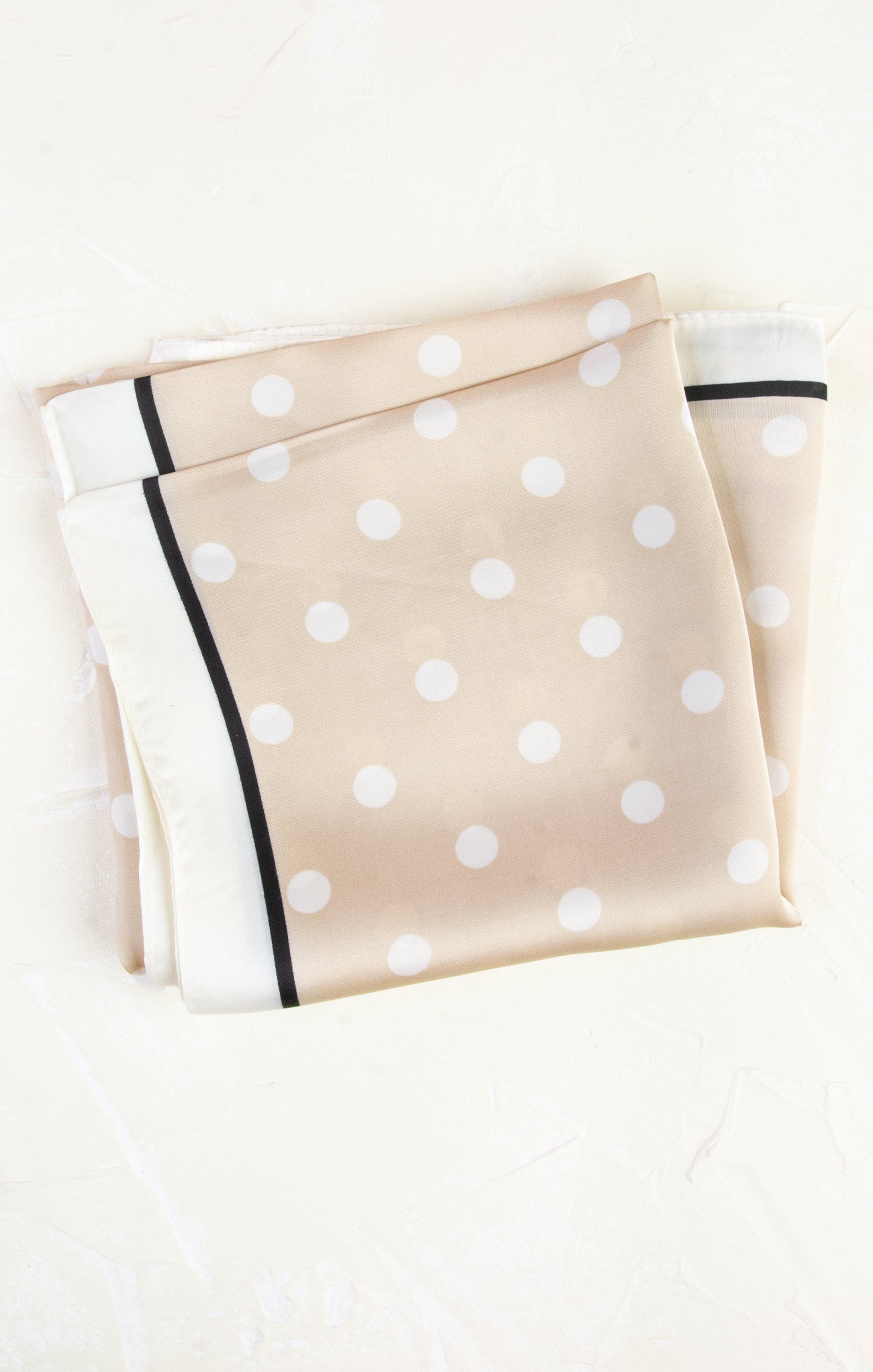 Polka Dot Silk Square Bandana Scarf - Stylish Fashion Accessory for Women & Men - Perfect for Headbands, Neck Scarves, Hair Ties & Outfit Styling