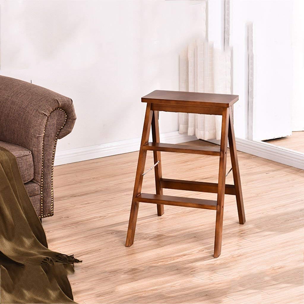 Multi-Purpose Kitchen Step Stool with Foldable Design - Portable Ladder Stool for Home, Cooking, and Bathroom Use - Non-Slip Safety Step Stool for Kids and Adults - Space Saving Storage Solution