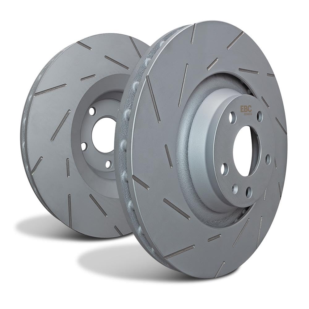 EBC Brakes USR7010 USR Series Sport Slotted Rotor - High Performance Brake Rotors for Cars, Trucks & SUVs | Perfect for Racing, Off-Road & Daily Driving