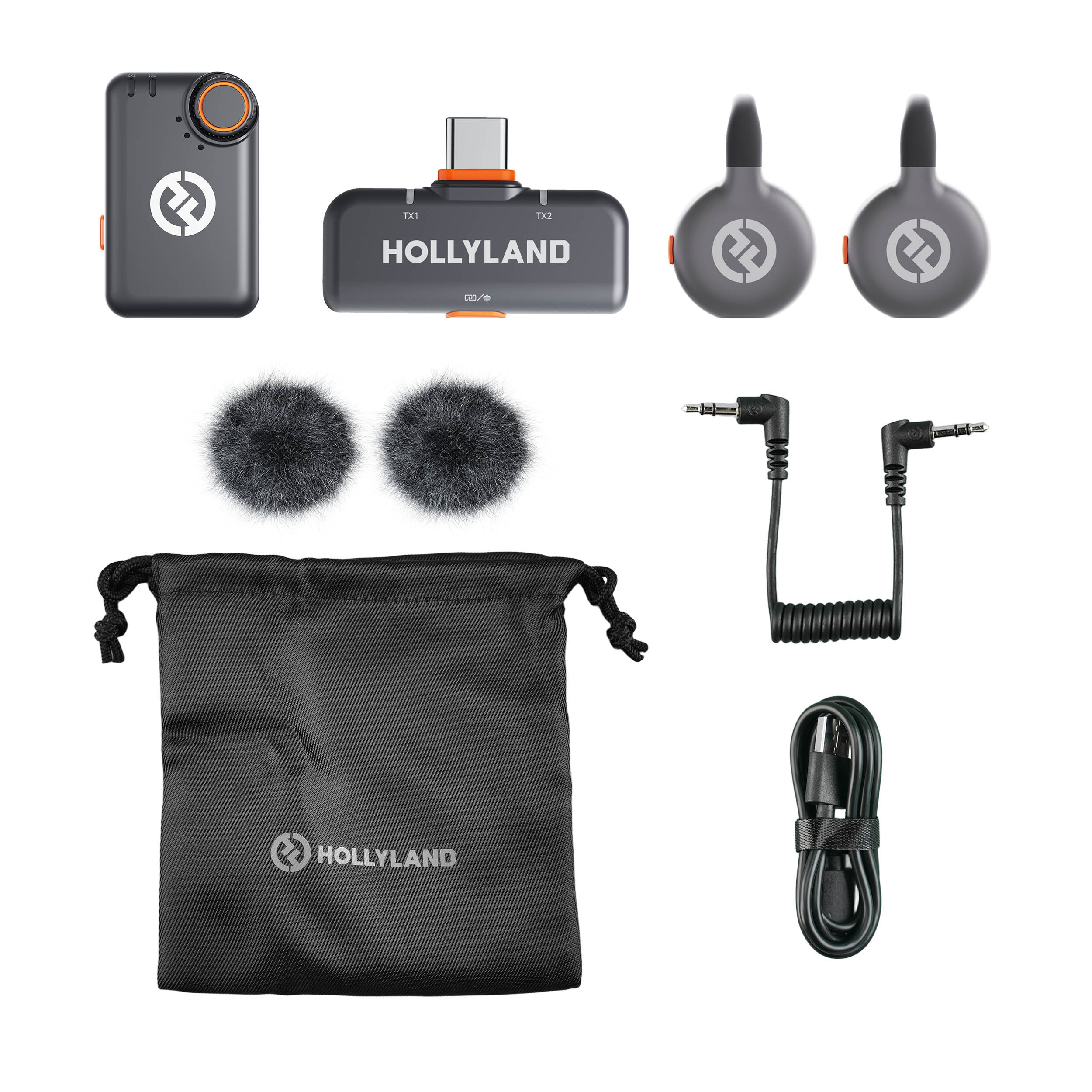 LARK M2S Wireless Lavalier Microphone Mini Combo Kit - Compact Clip-on Mic for iPhone, Android, DSLR - Perfect for YouTube, Vlogging, Interviews & Live Streaming