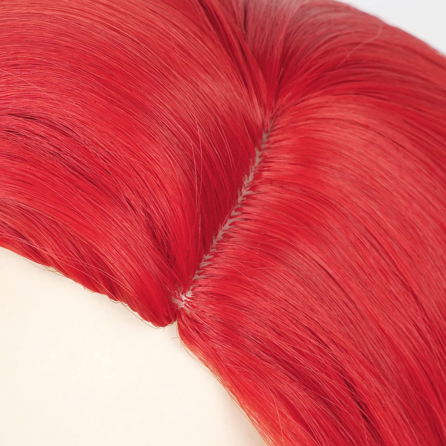 ProBeauty 21-inch Red Mermaid Wig for Kids & Girls - Curly Wave Synthetic Hair with Starfish Hair Clips | Perfect for Halloween Costumes, Cosplay, Mermaid Themed Parties & Dress-Up Play