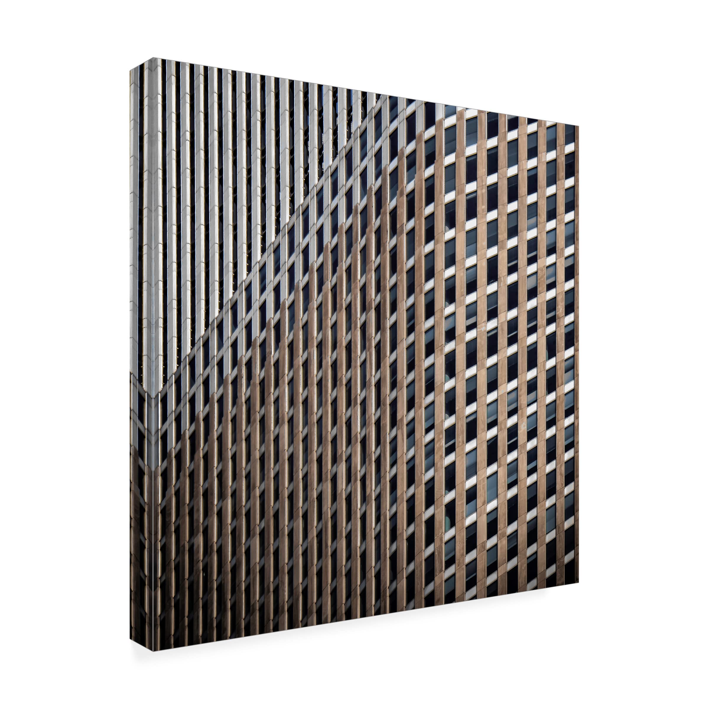 Trademark Fine Art 'Gold And Silver Offices' Canvas Wall Art by Gilbert Claes - Premium Office & Home Decor for Modern Interiors