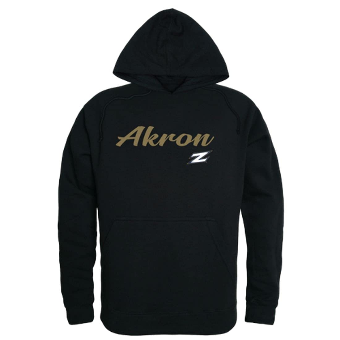 University of Akron Zips Men's Script Hoodie Sweatshirt - Comfortable College Sweater for Game Day, Campus Wear & Fan Apparel