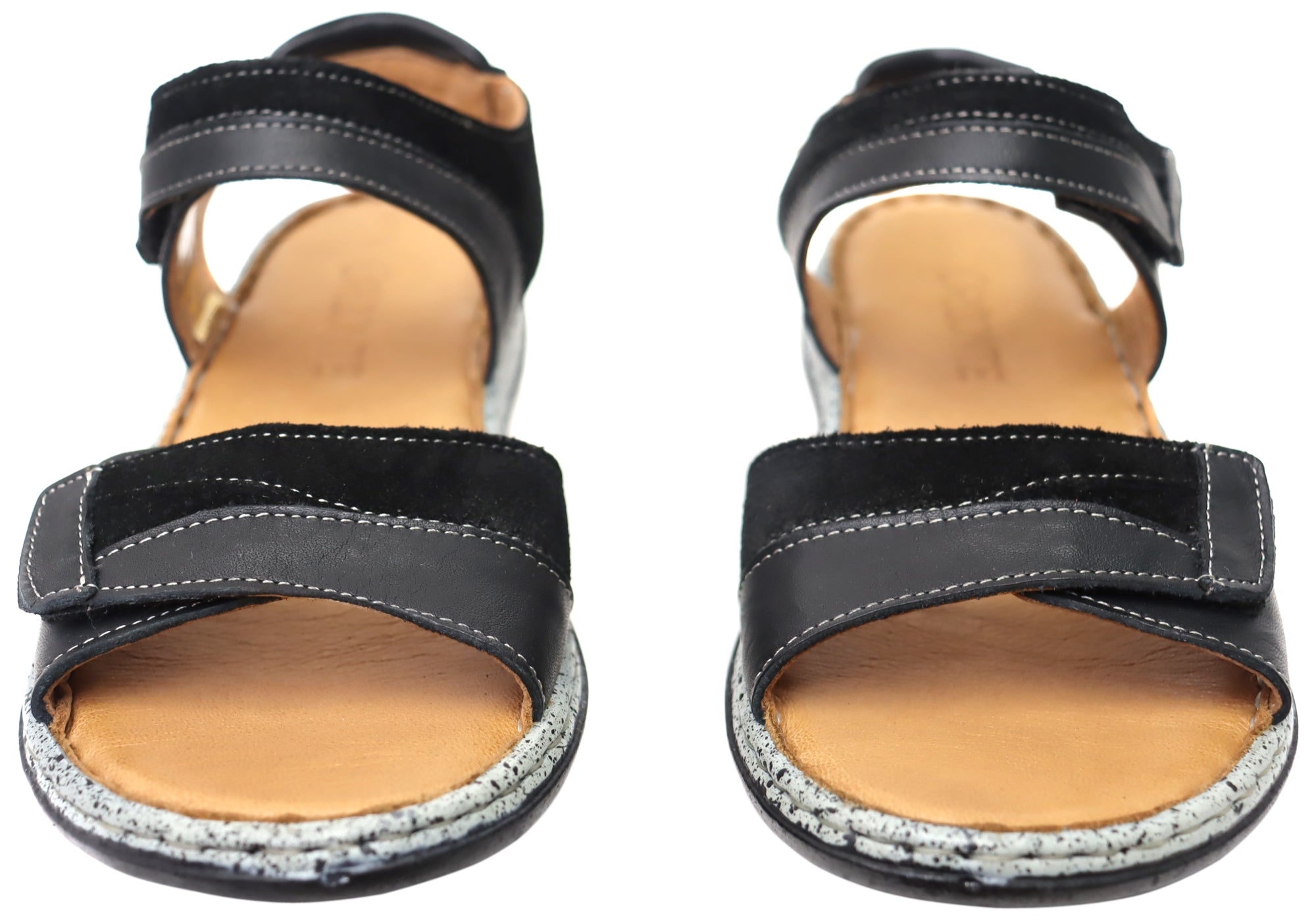 Orizonte Women's Adjustable Comfortable European Leather Sandals - Stylish & Breathable for Summer, Beach, Travel & Casual Wear
