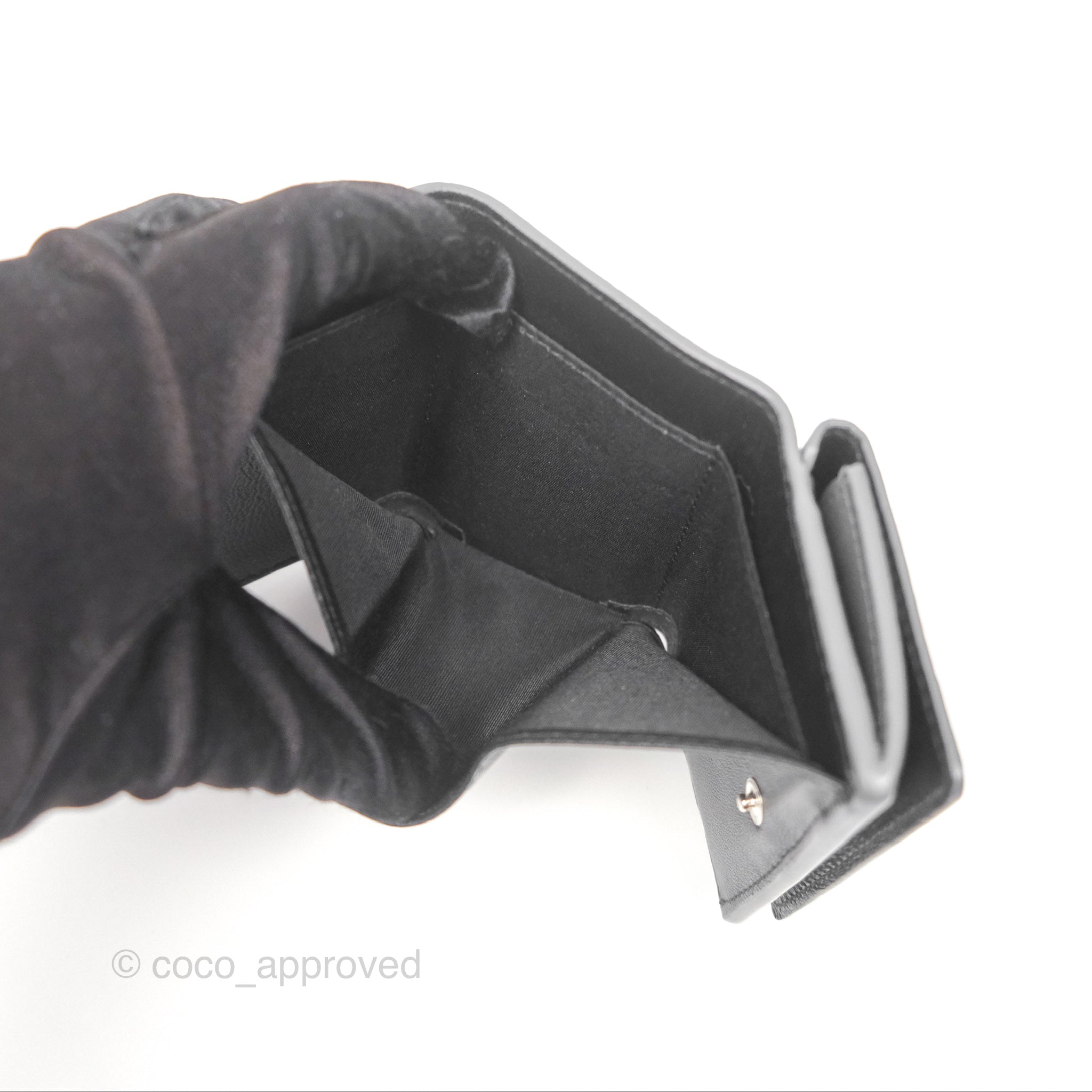 Balenciaga Mini Wallet in Grey | Premium Leather Card Holder for Women & Men | Perfect for Everyday Use, Travel & Gifting