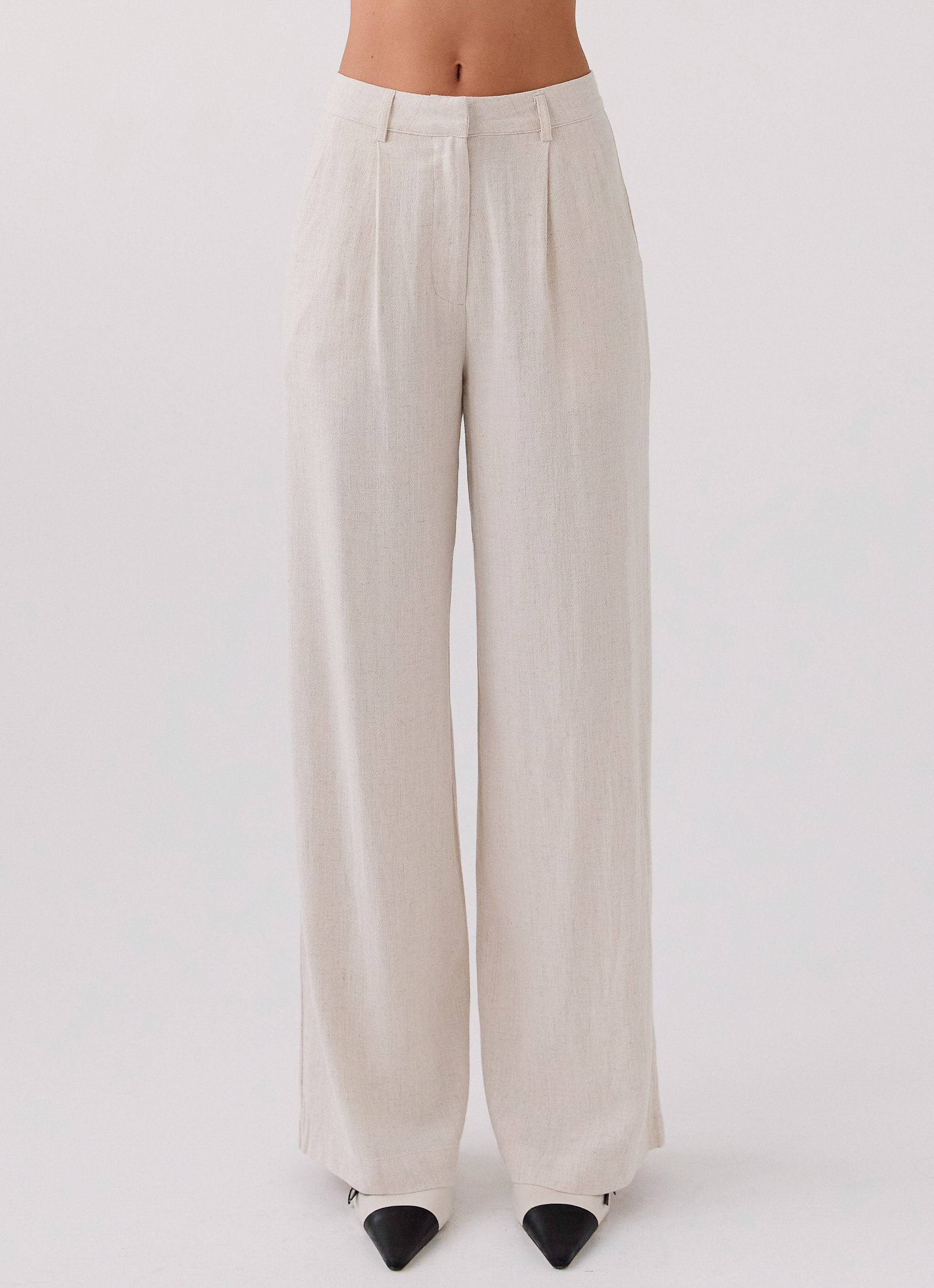 Breathable Heatwave Linen Pants for Women - Comfortable Oatmeal Color Summer Casual Pants | Perfect for Beach, Travel & Relaxation