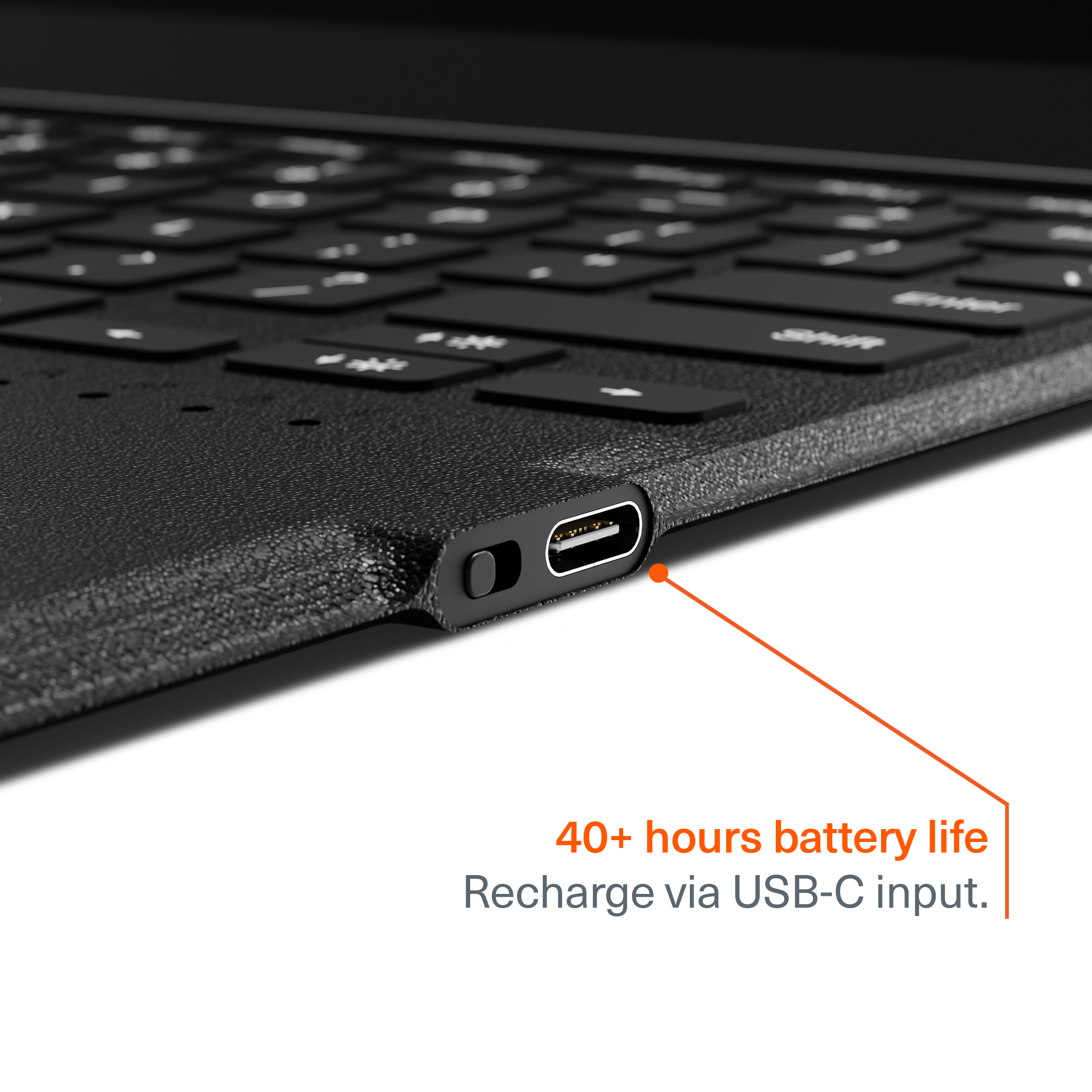 Magnetic Wireless Keyboard Case for Microsoft Surface Pro 11th Gen - Ultra Slim Bluetooth Keyboard Cover with Backlit | Perfect for Work, Travel & Home Office Use