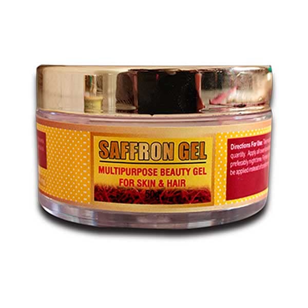 Premium GREEN FISCHERS Saffron Gel - 50g | 100% Pure & Natural | Skin Brightening & Anti-Aging Treatment | Perfect for Face Care & Glowing Complexion