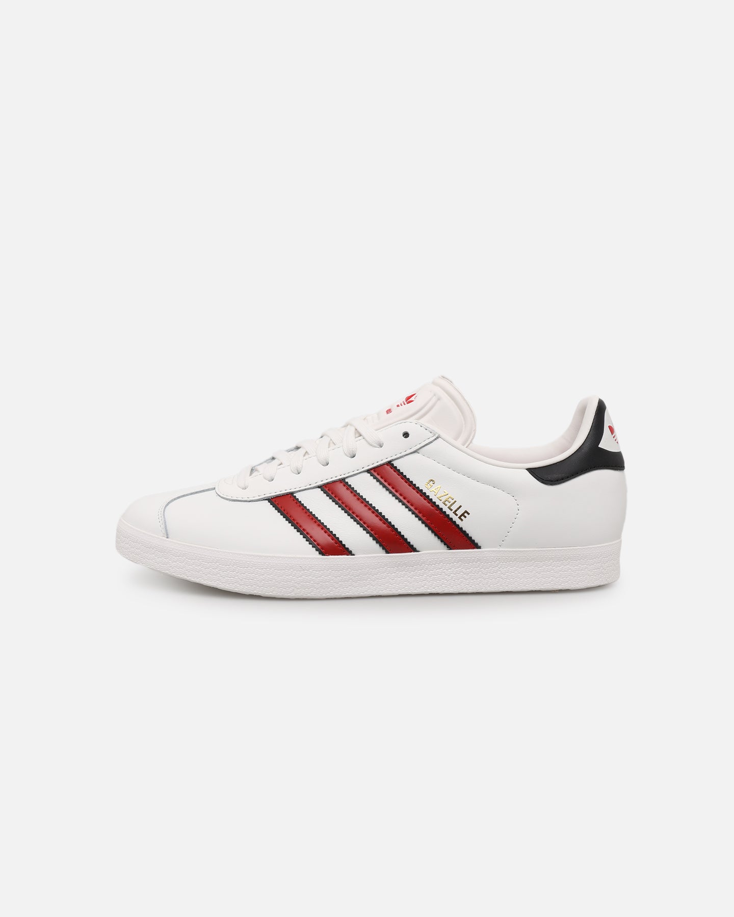 Adidas Gazelle Sneakers - White & Scarlet Colorway | Classic Comfort for Running, Walking & Casual Wear