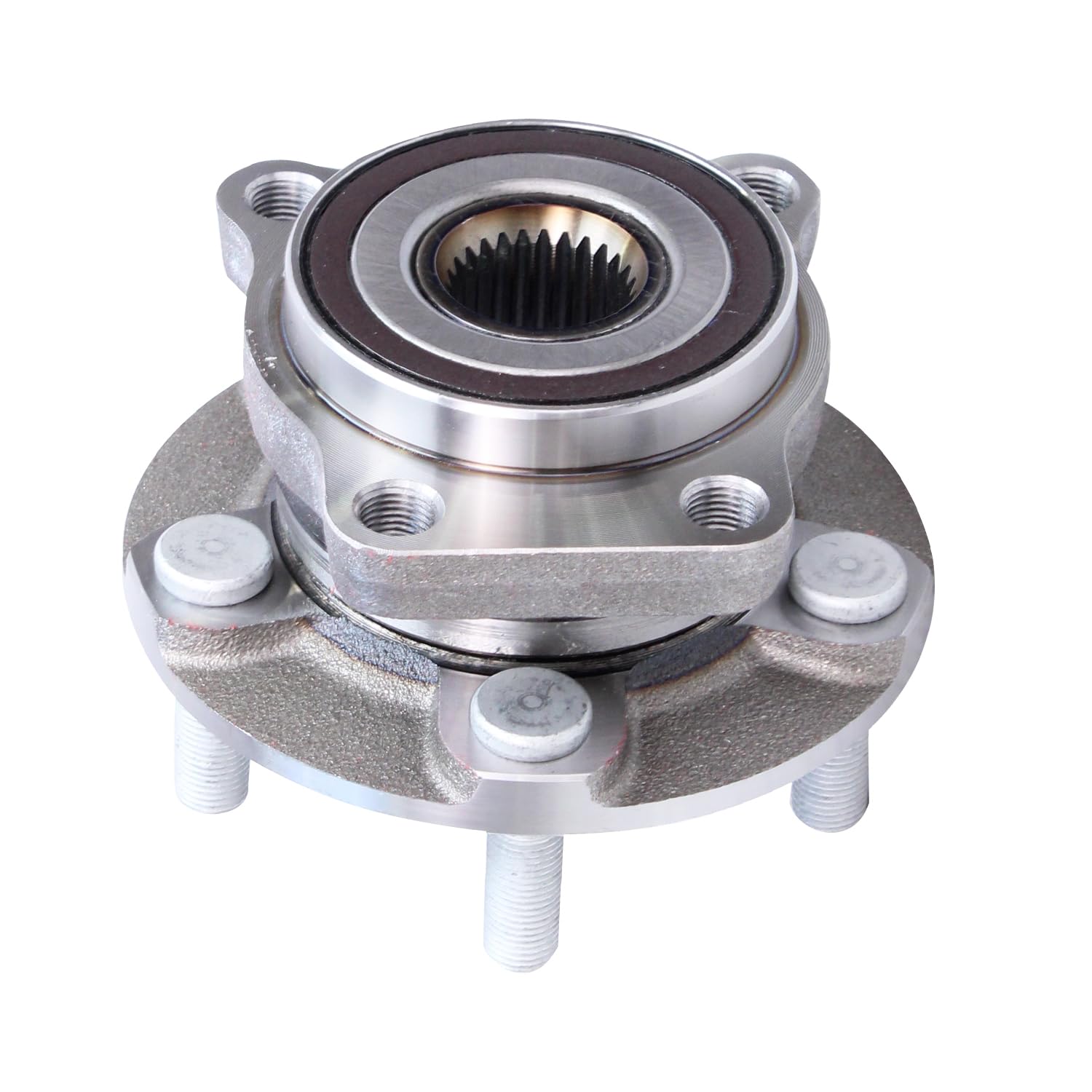 Detroit Axle Front Brake Kit - Compatible with 2009-2013 Subaru Forester & 2008-2011/2013 Impreza - Includes Disc Brake Rotors, Ceramic Brake Pads, Wheel Bearings & Hubs - Durable Replacement for Smooth Braking Performance - Perfect for City Driving, Highway Commuting & Off-Road Adventures