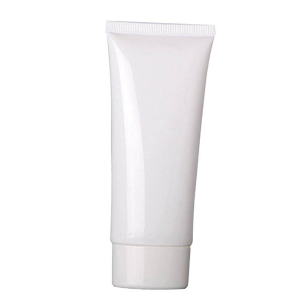 GAH PVC Squeeze Tubes 100ml - Leak-Proof Travel Containers for Hand Cream, Hair Gel & Cosmetics | Portable Sample Bottles for Toiletries, Skincare & DIY Projects