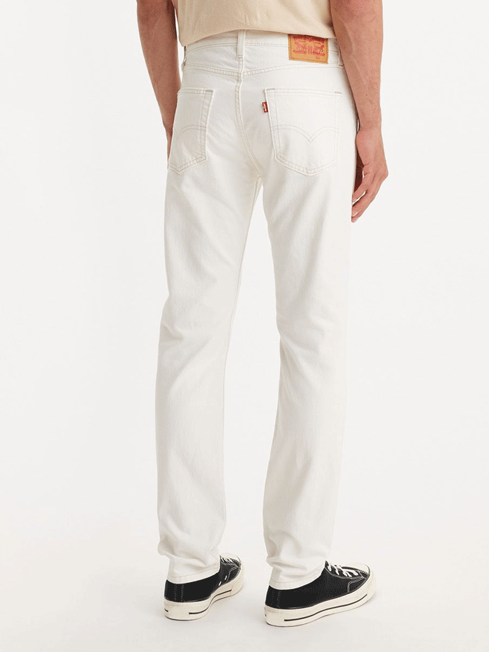Levi's Men's 511 Slim Fit Jeans in Sodium White | Classic Denim Pants for Casual Wear & Everyday Style