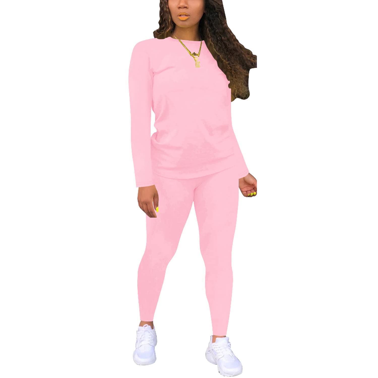 Women's Casual Two Piece Sweatsuit Set - Comfortable Jogging Outfit for Lounge & Workout | Matching Tracksuit for Running, Yoga & Everyday Wear
