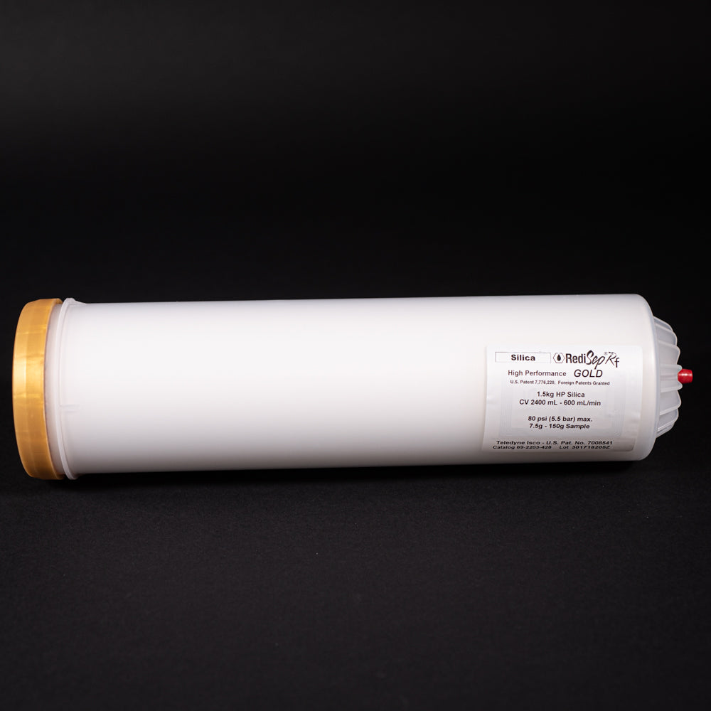 RediSep Gold® Silica Gel Disposable Flash Chromatography Columns (1.5kg) - Pack of 2 | High Purity Purification for Organic Chemistry & Pharmaceutical Research | Lab Separation & Compound Isolation