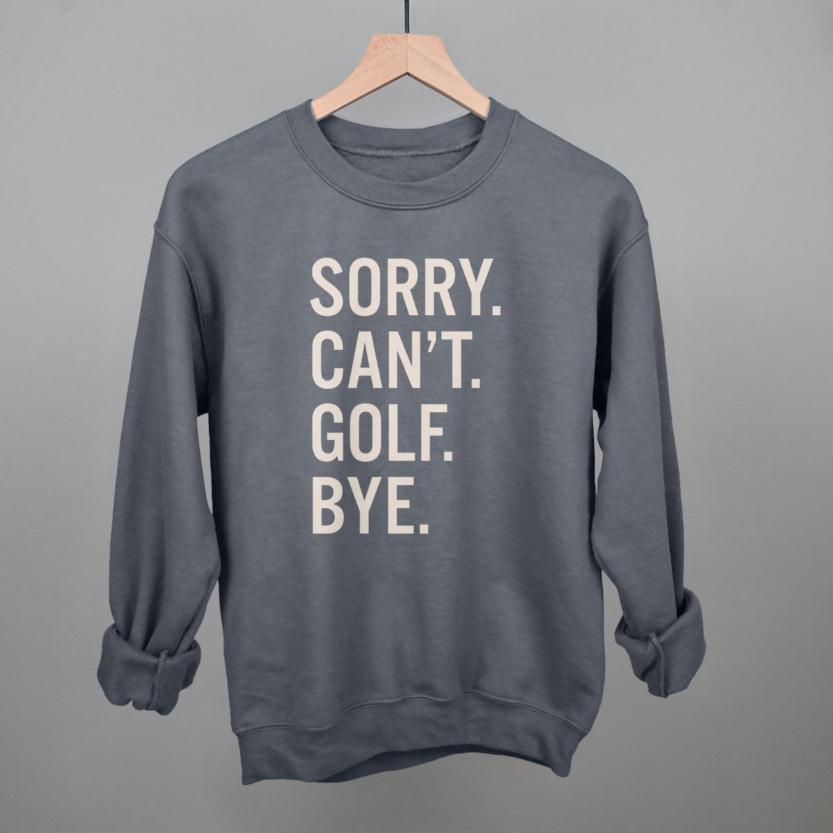 Funny Golf Saying T-Shirt - Sorry Can't Golf Bye - Humorous Golf Gifts for Men & Women - Perfect for Golf Lovers, Tournaments & Casual Wear