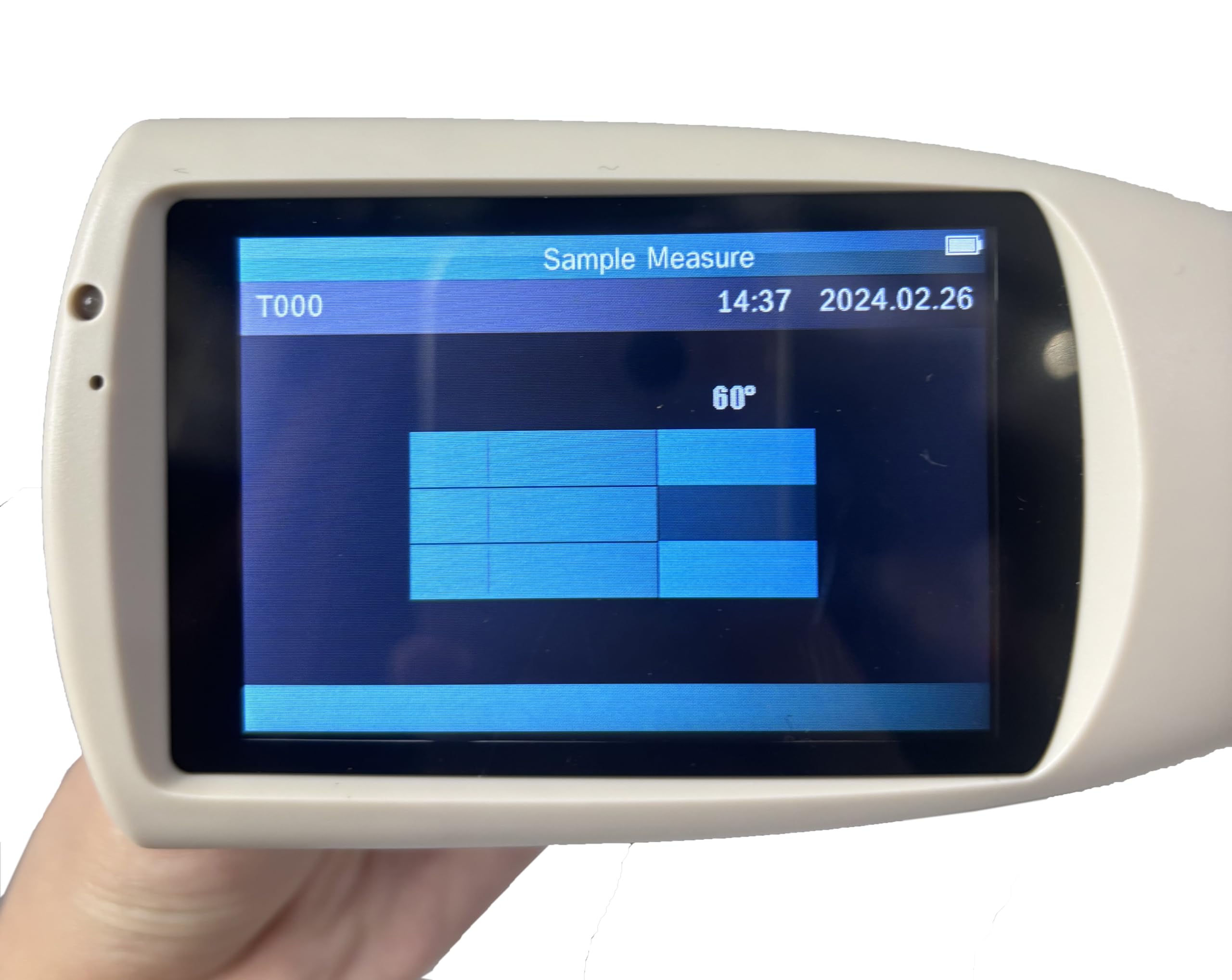 60 Degree Gloss Meter Tester - 0-200GU Measuring Range with 3.5