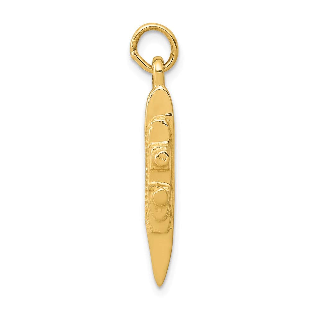 14K Solid Yellow Gold Cruise Ship Charm - 3D Polished Pendant for Necklace, Bracelet & Jewelry Making - Perfect for Travel Lovers & Nautical Theme Gifts