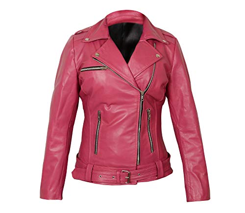 Pink Leather Jacket