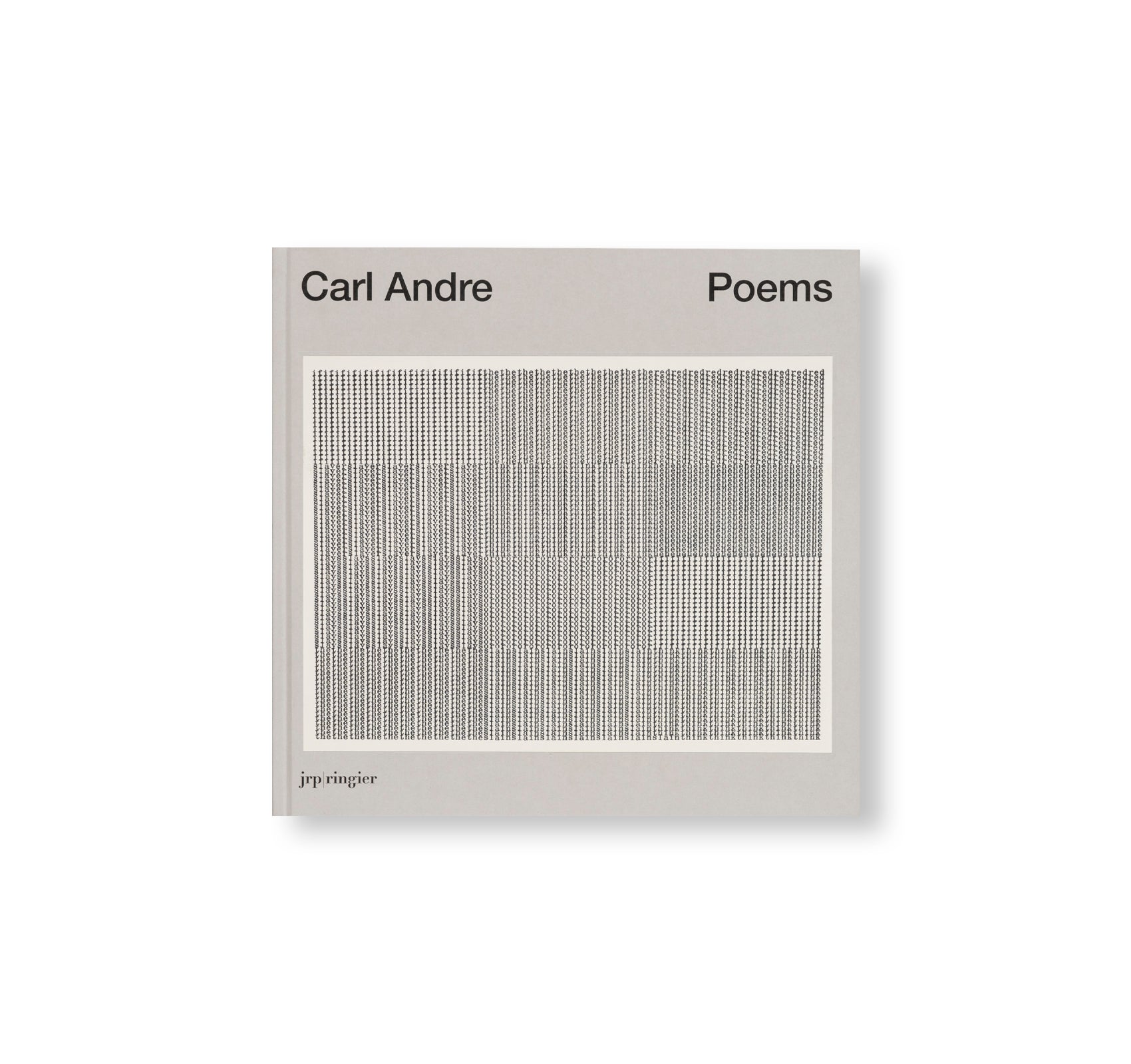POEMS by Carl Andre - Classic Poetry Collection for Literature Lovers, Perfect for Home Reading & Book Club Discussions