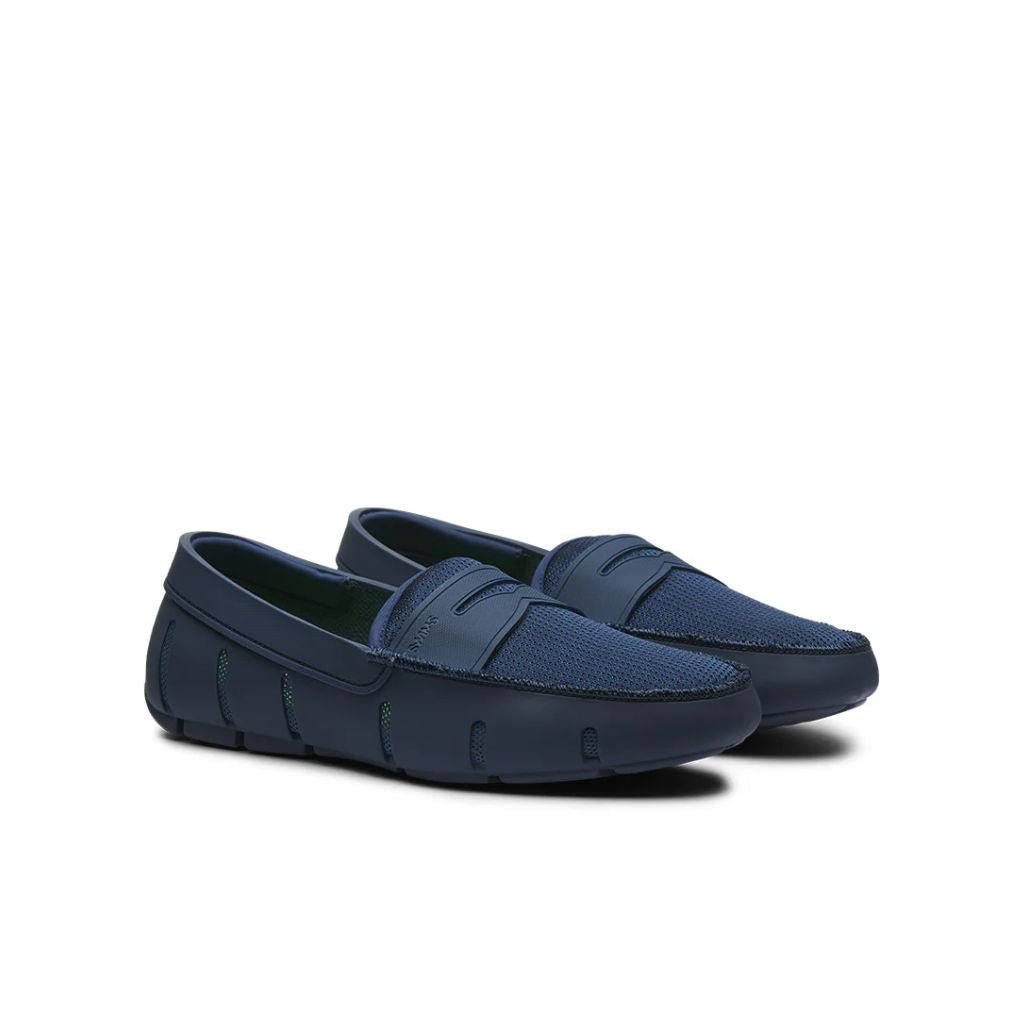 SWIMS Penny Loafers for Men - Classic Navy Blue Slip-On Shoes - Comfortable & Stylish for Business, Casual & Travel