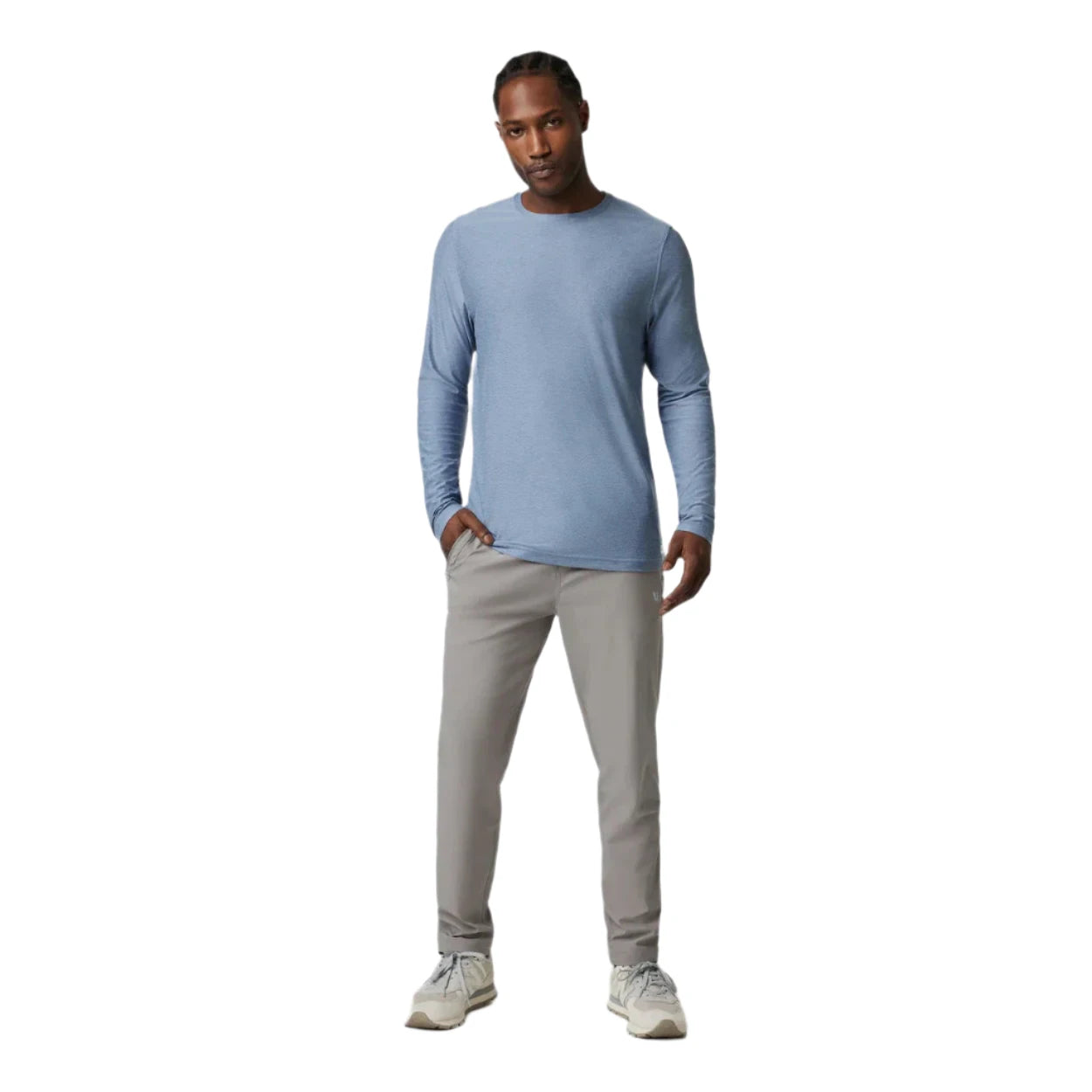 Men's Long Sleeve Strato Tech Tee - Moisture Wicking Performance Shirt for Gym, Running & Outdoor Activities