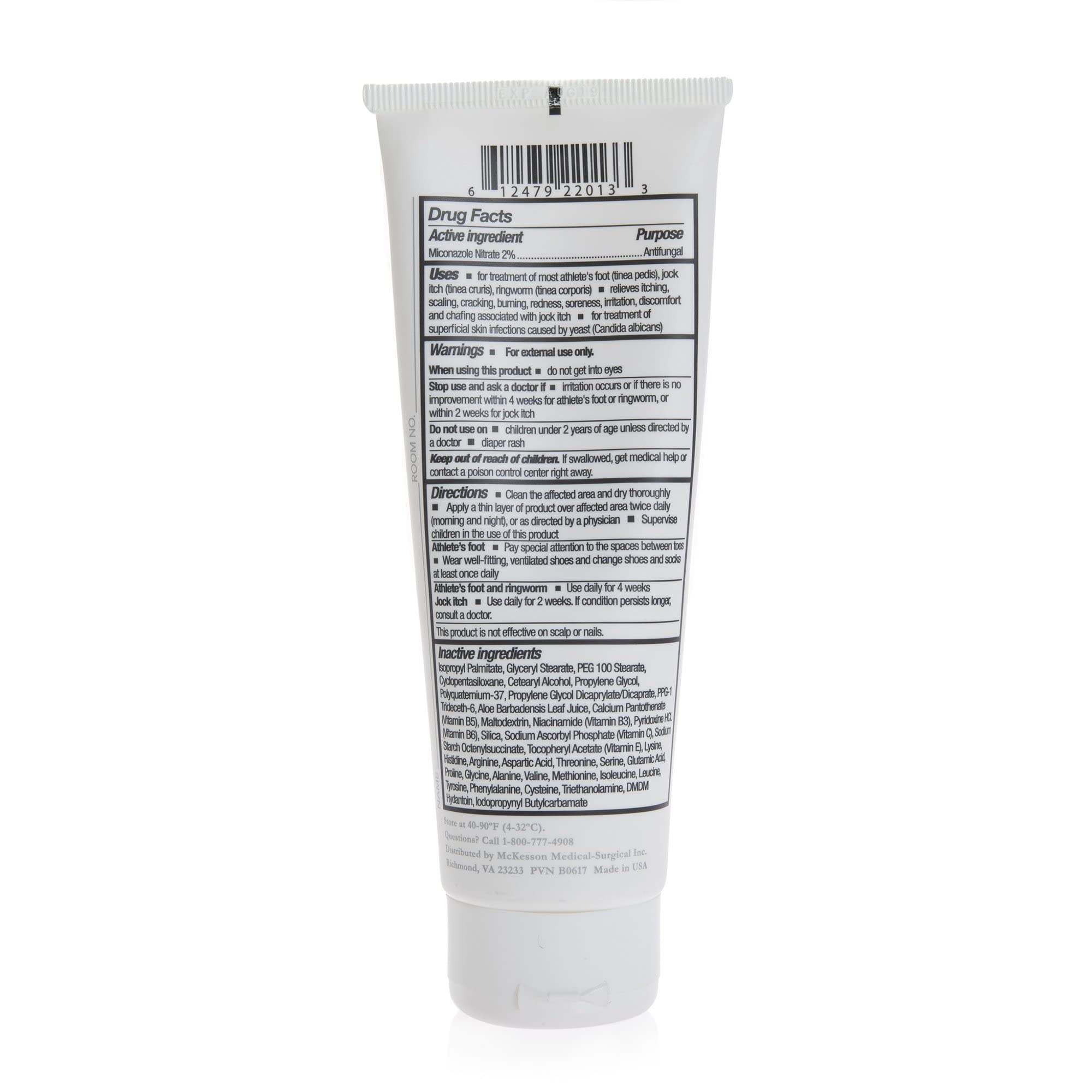 **Thera McKesson’s Antifungal Cream - 2% Miconazole Nitrate for Athlete’s Foot, Ringworm & Jock Itch Relief - Fast-Acting Skin & Body Treatment - 4 oz (Pack of 12) - Ideal for Gym, Sports & Daily Foot Care**