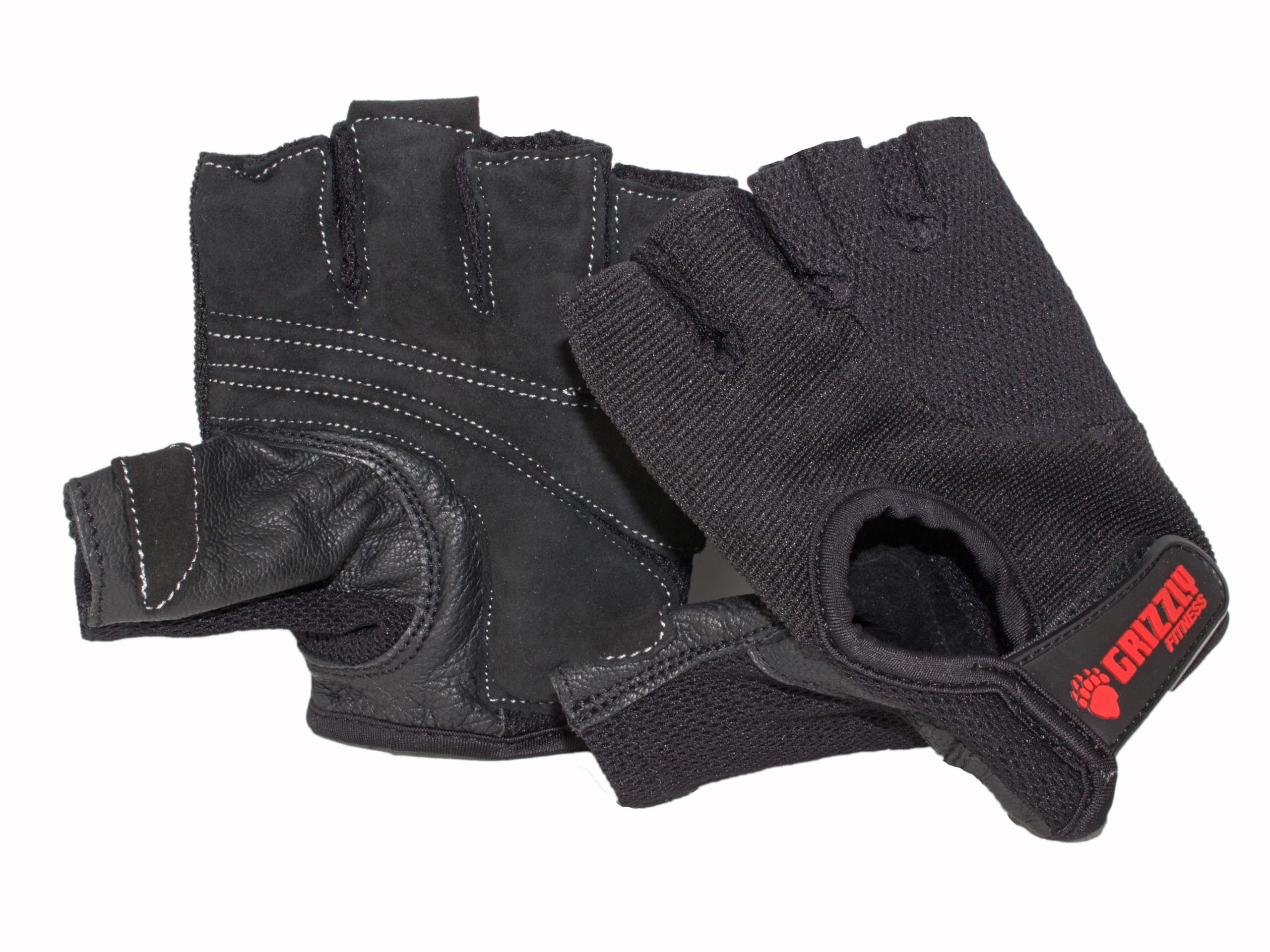 Grizzly Fitness Men's Ignite Weightlifting Gloves - Large Size for Gym, CrossFit & Strength Training - Perfect for Weight Lifting, Powerlifting & Workout Protection